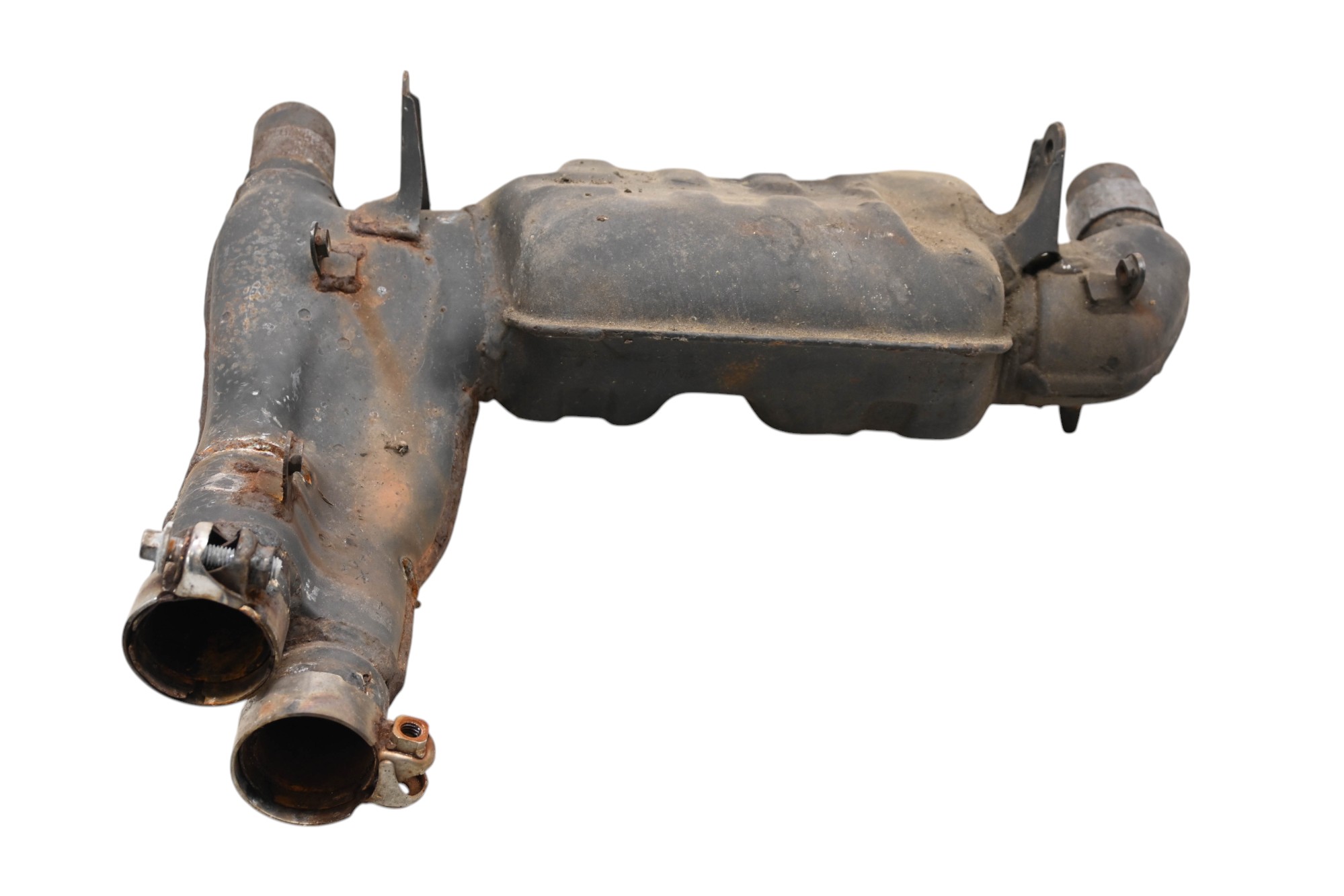 85 Honda Shadow 500 Muffler Exhaust Pipe Pre Chamber VT500C