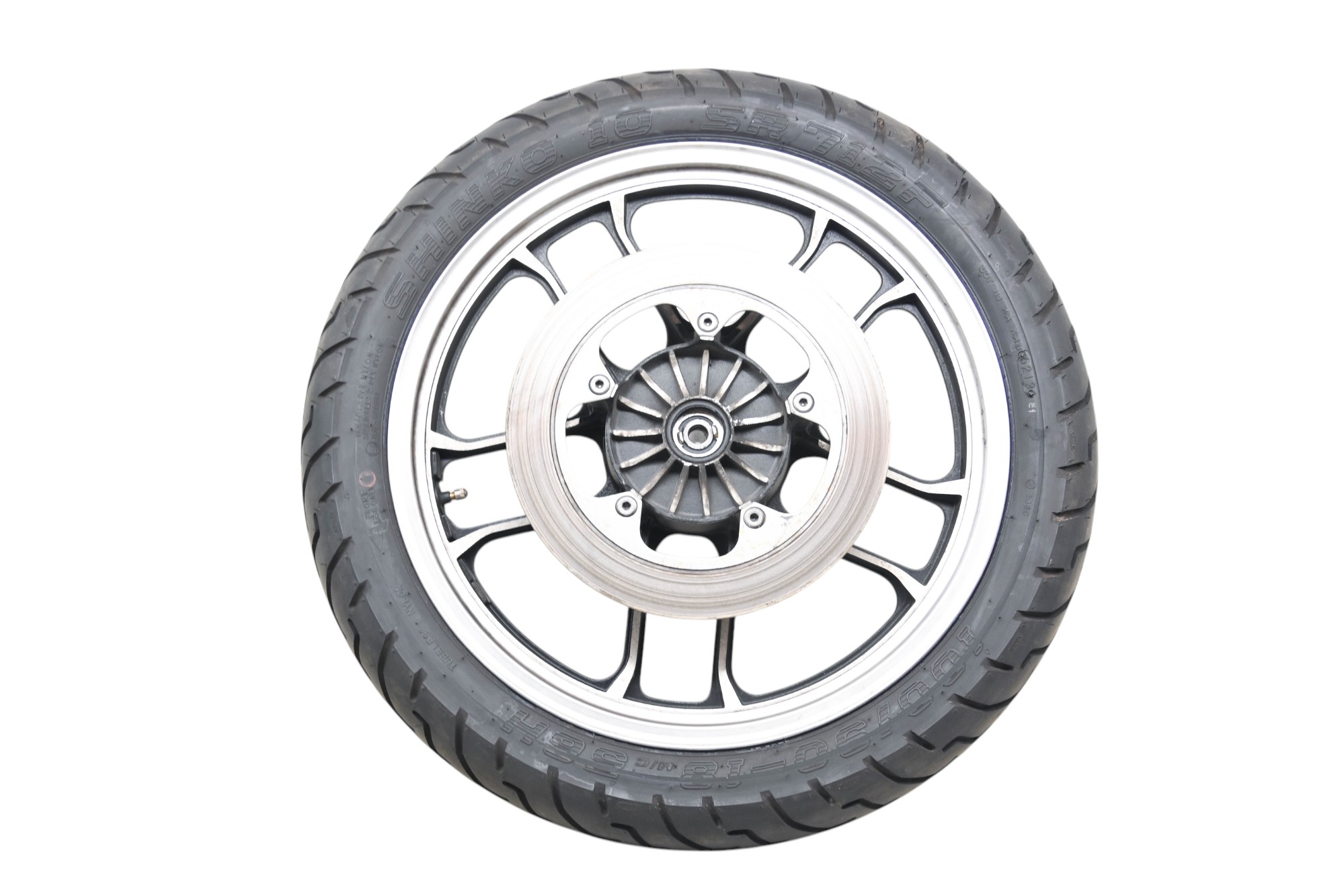 85 Honda Shadow 500 Front Wheel Rim & Tire 100/90-18 Shinko VT500C