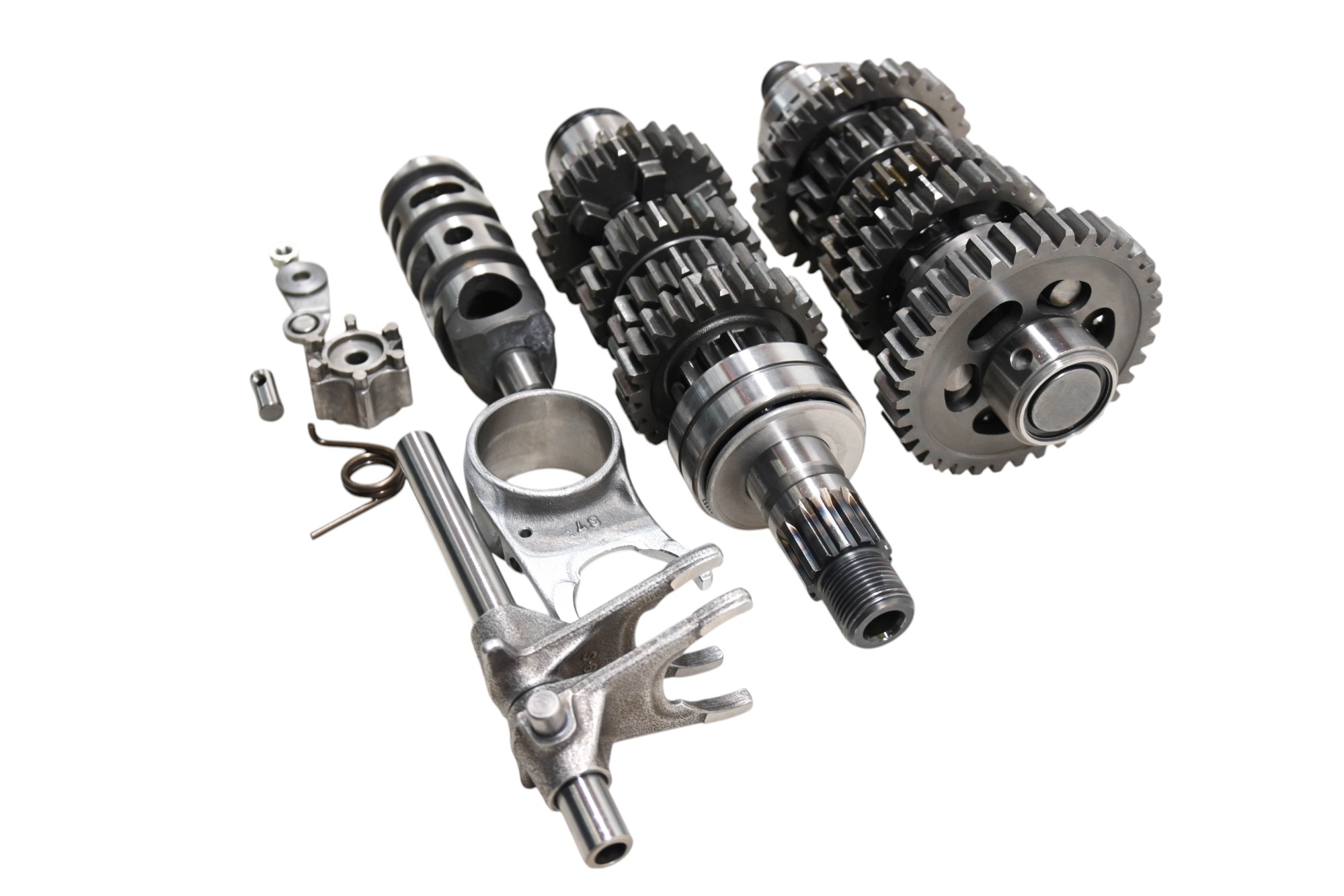 04 Kawasaki Vulcan 500 LTD Transmission Shift Forks & Drum EN500