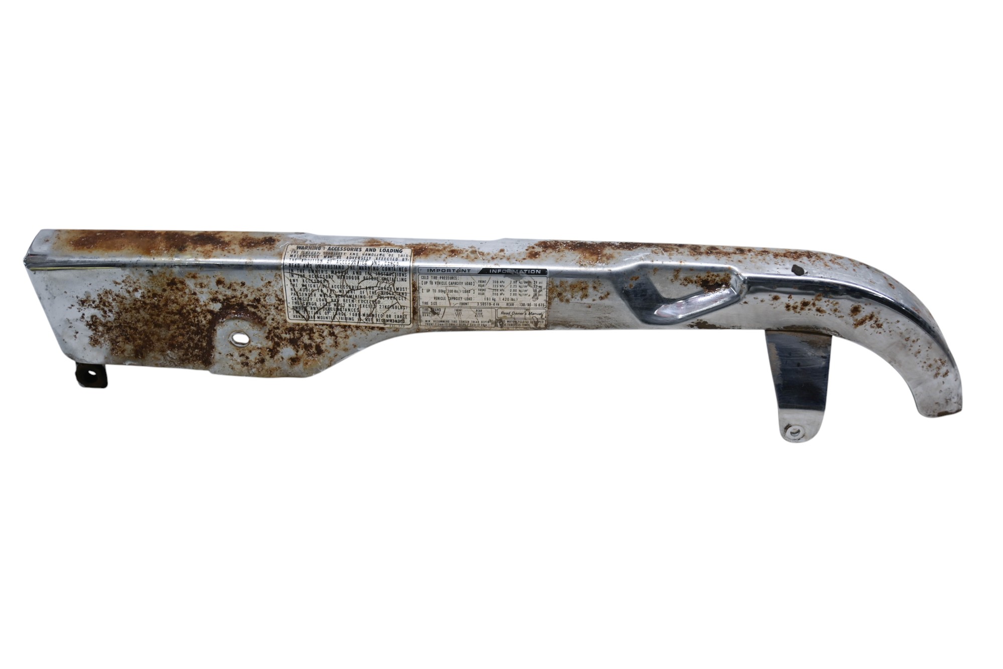 82 Honda Nighthawk CB650SC Chain Guard