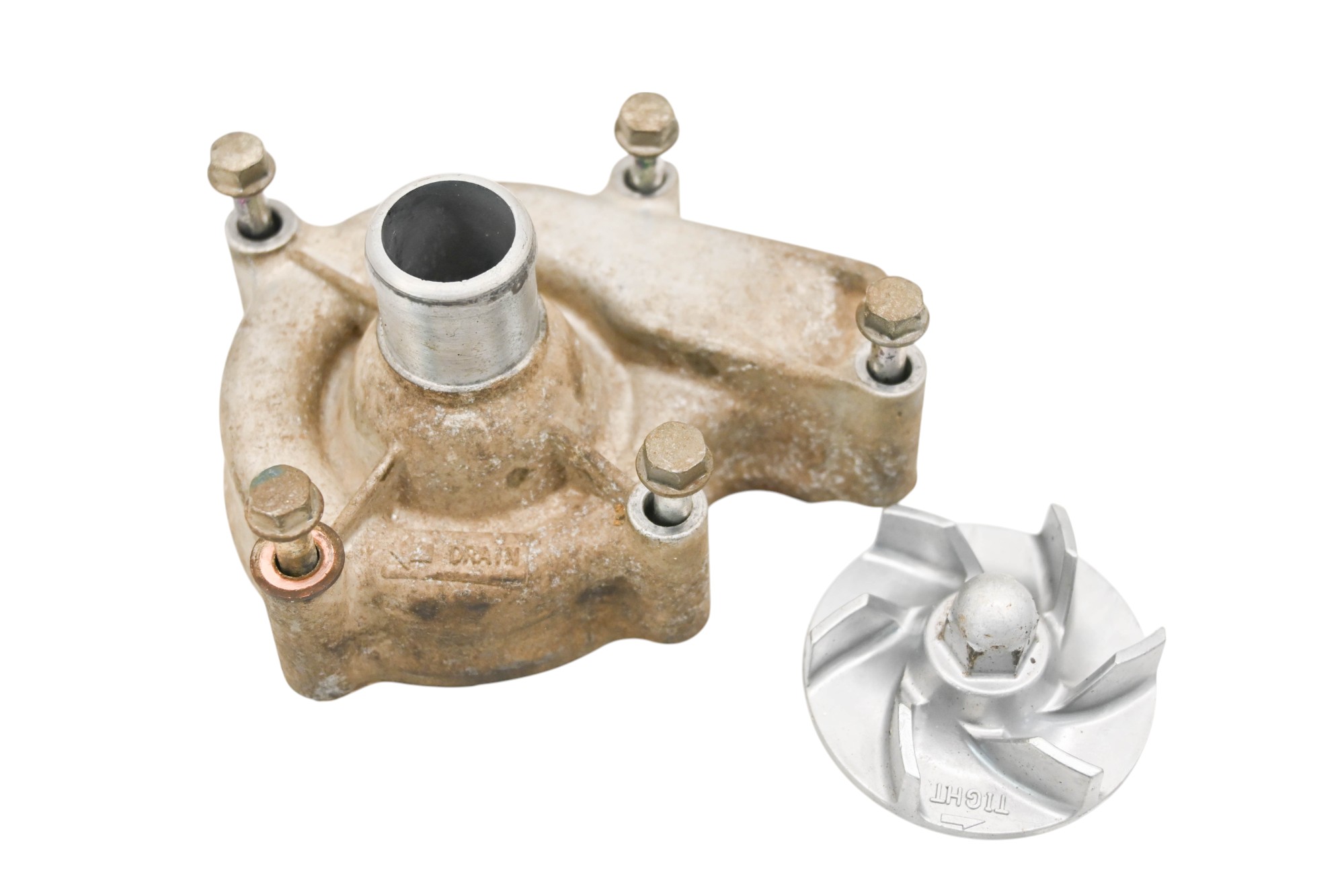 10 Polaris Sportsman 550 XP 4x4 Water Pump Cover & Impeller