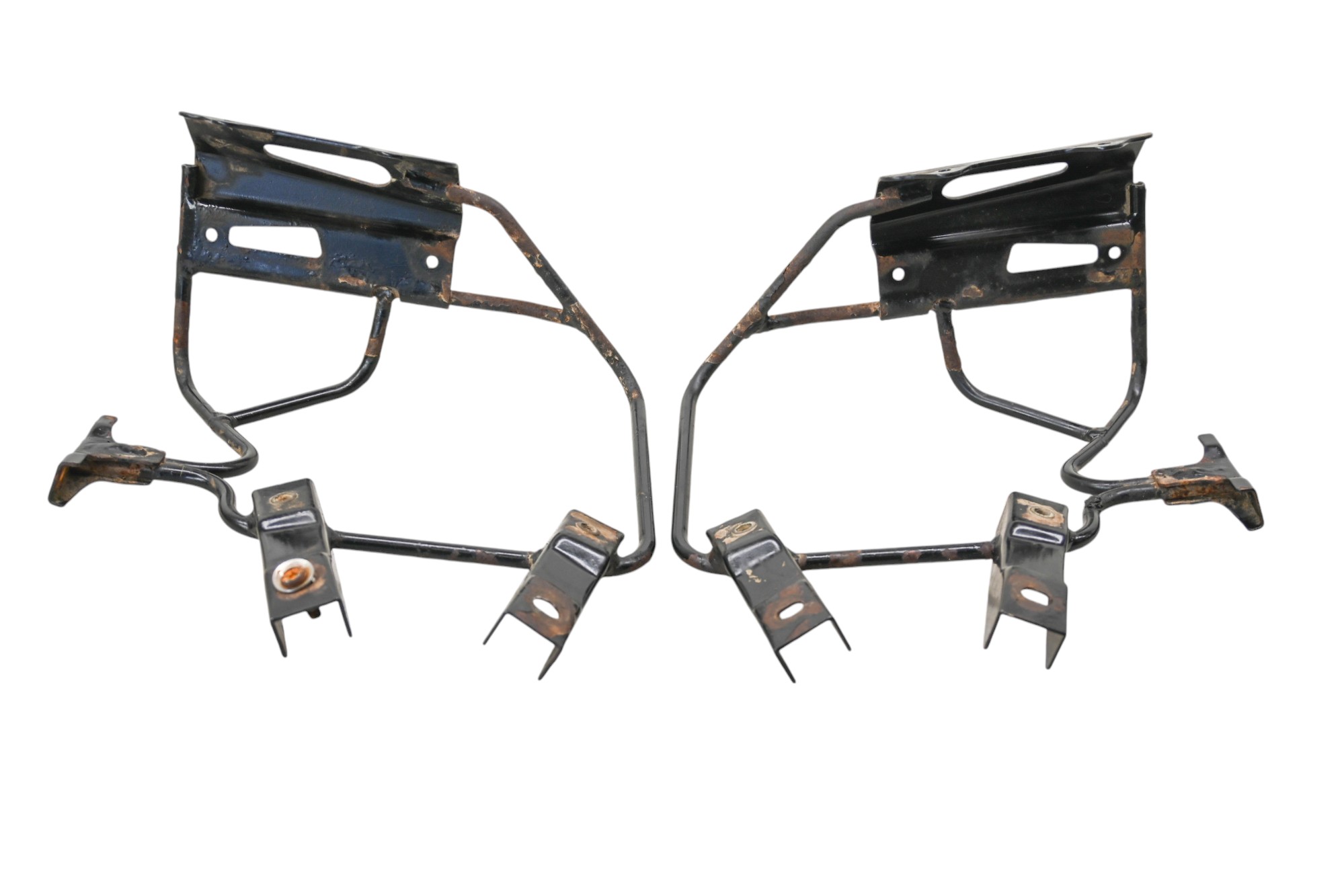 04 Polaris Predator 500 2x4 Heel Guard Mounting Brackets Left & Right