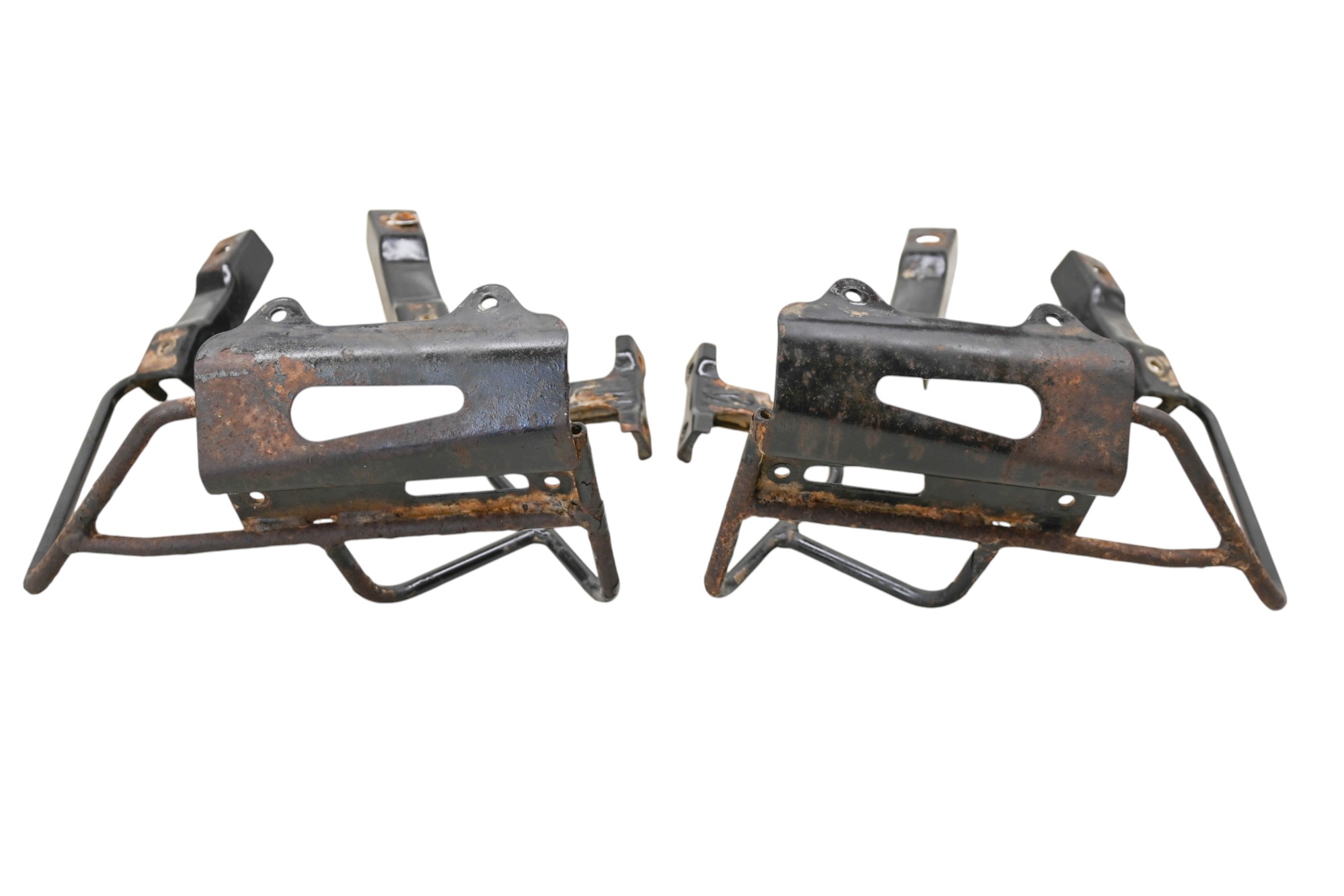 04 Polaris Predator 500 2x4 Heel Guard Mounting Brackets Left & Right