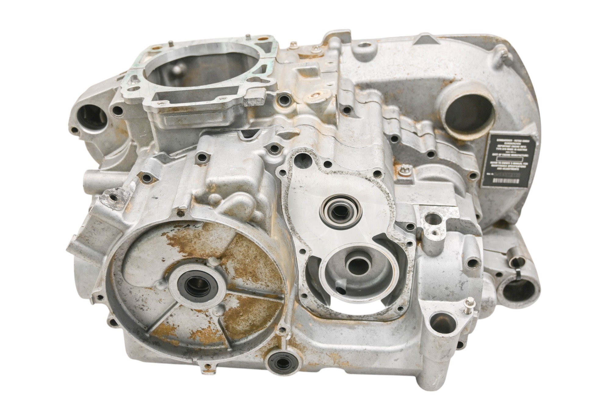 02 Can-Am Quest 650 XT 4x4 Crankcase Center Crank Case Bombardier