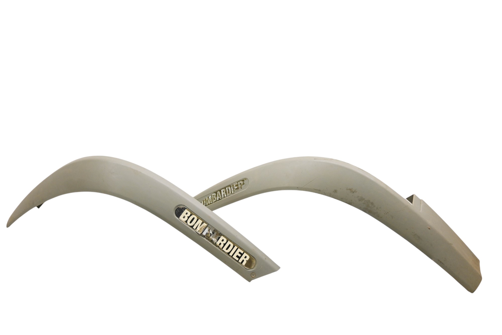 02 Can-Am Quest 650 XT 4x4 Rear Mud Guards Flaps Left & Right Bombardier