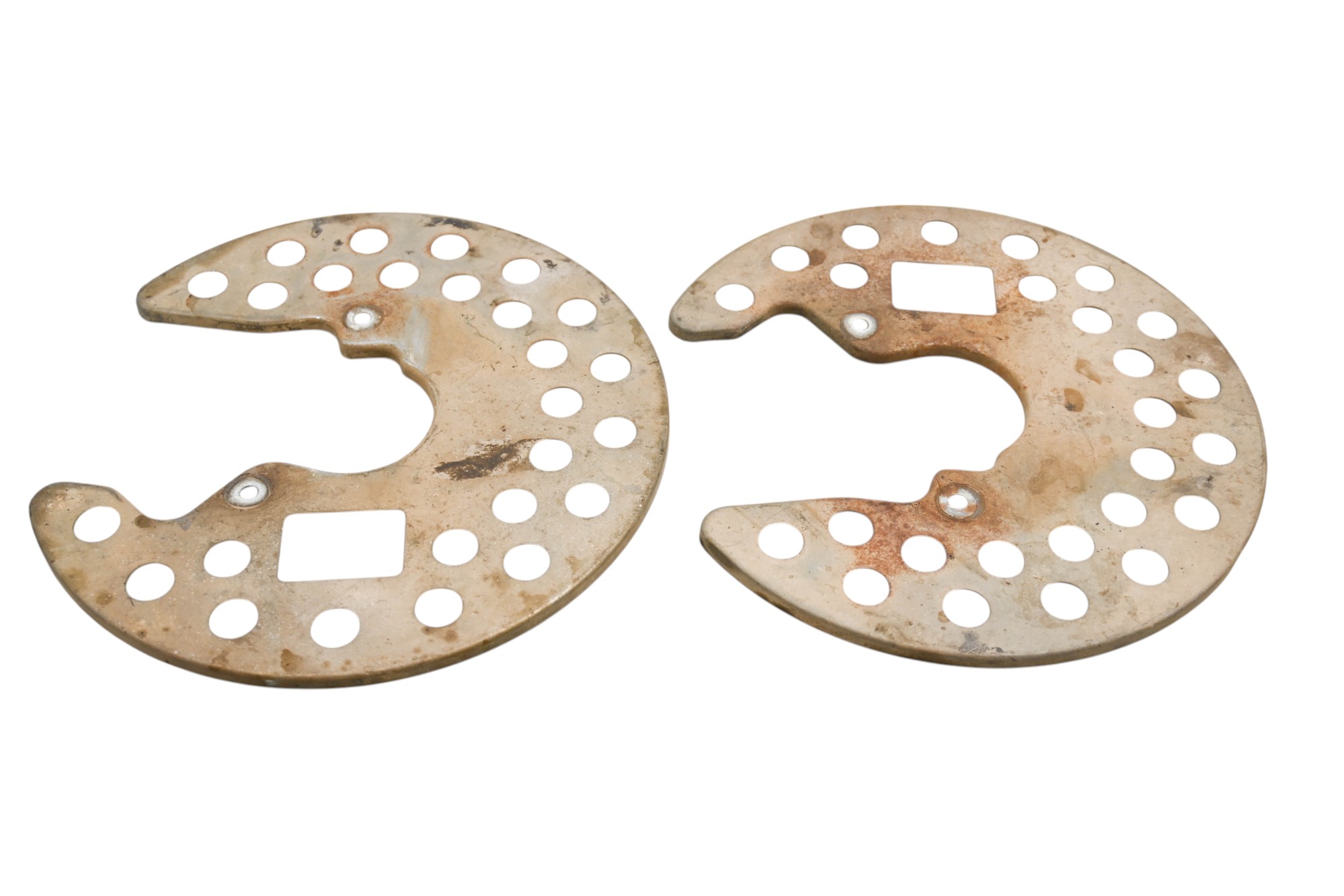 01 Yamaha Raptor 660 2x4 Front Brake Disc Guards Left & Right YFM660R