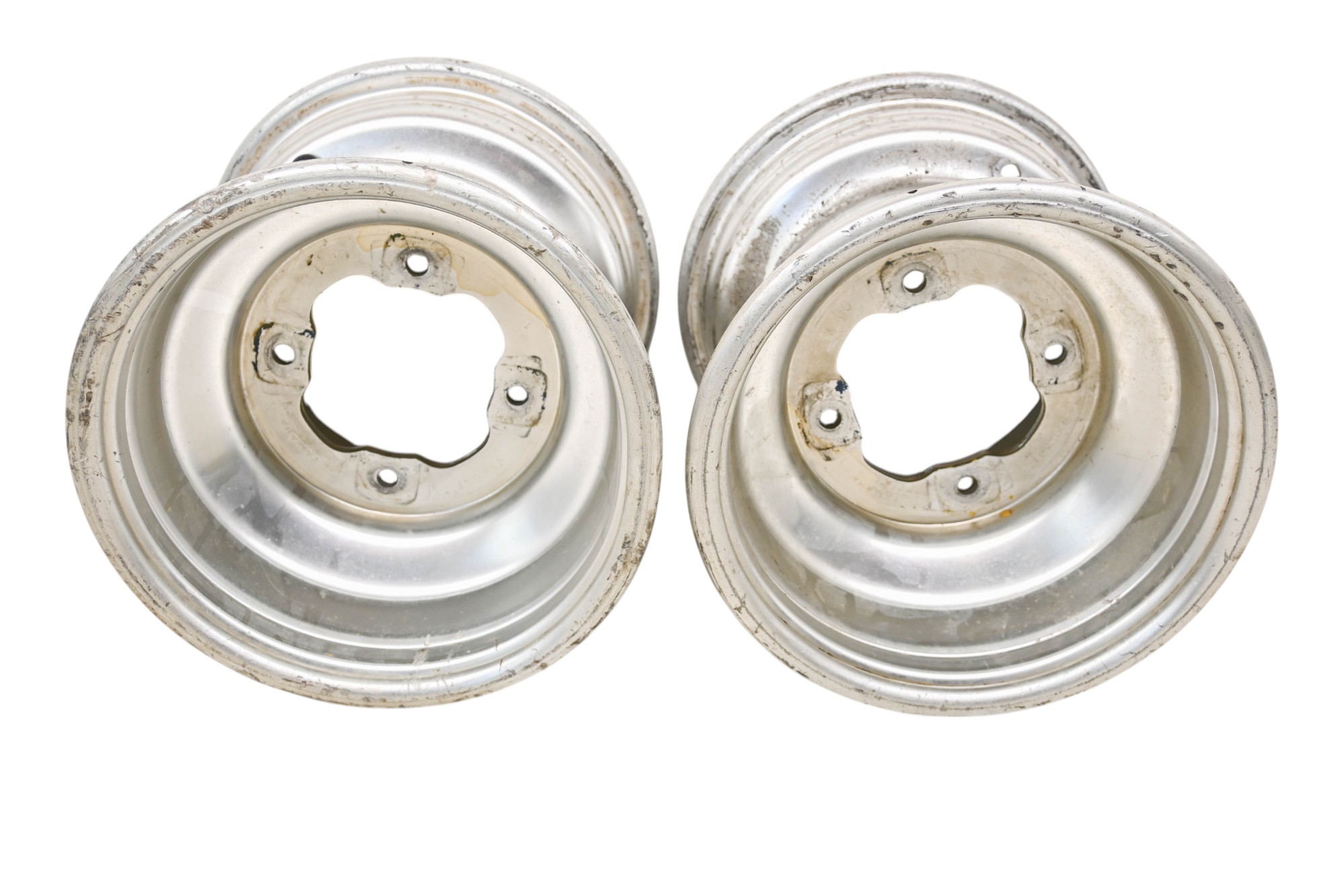 01 Yamaha Raptor 660 2x4 Rear Wheels Rims 9X8.5 4/115 YFM660R