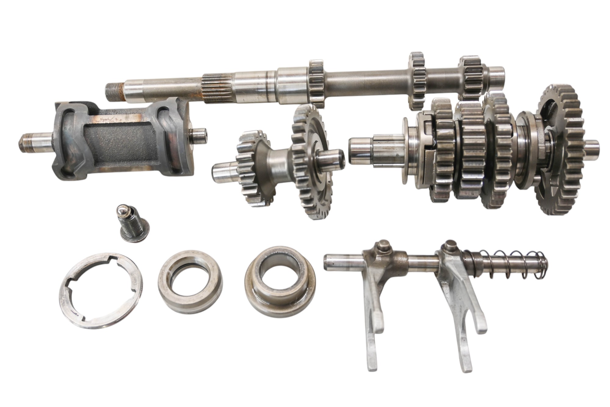 01 Yamaha Grizzly 600 4x4 Transmission Shift Forks & Drum YFM600F