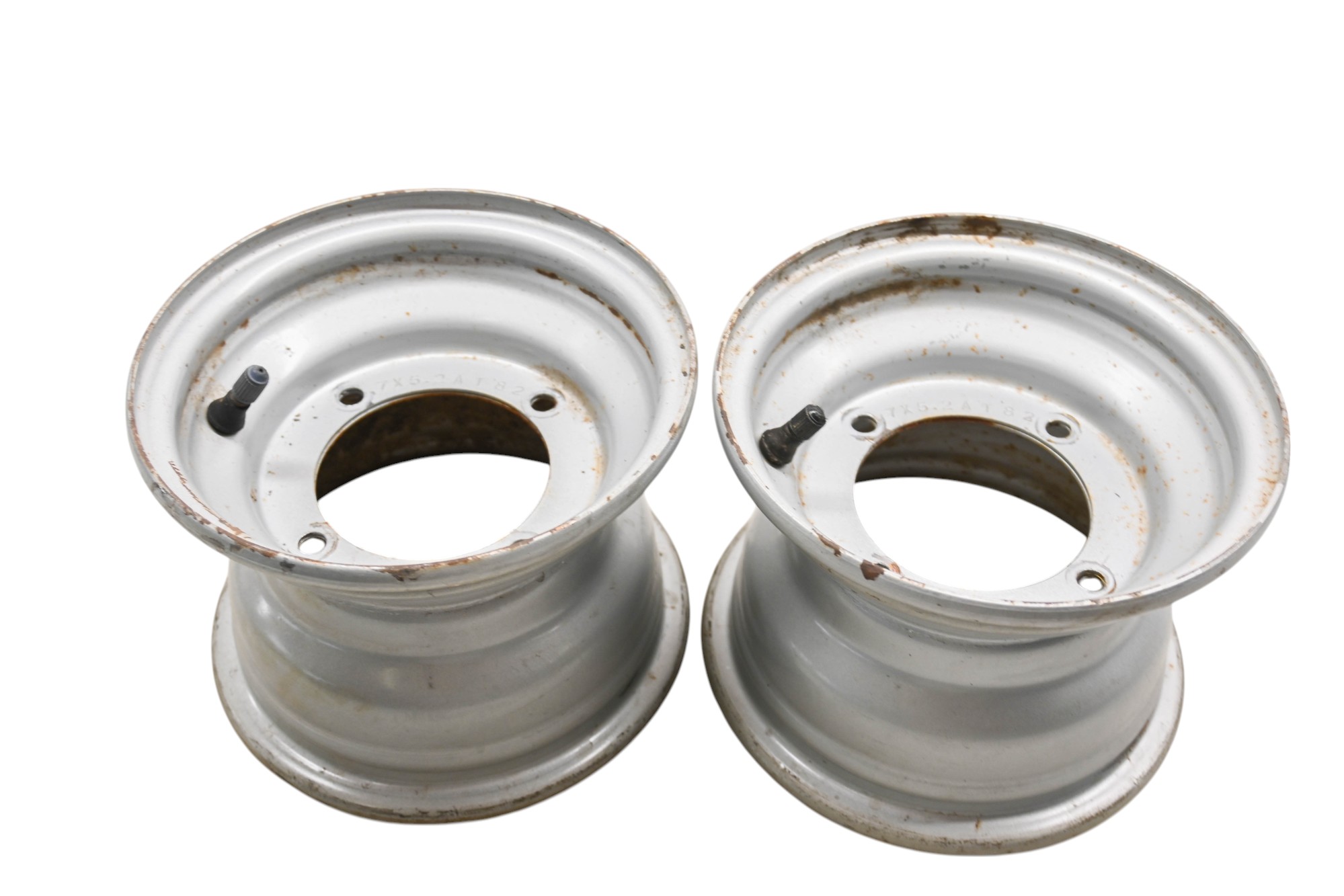 08 Polaris Outlaw 50 2x4 Front Wheels Rims 7X5 4/110