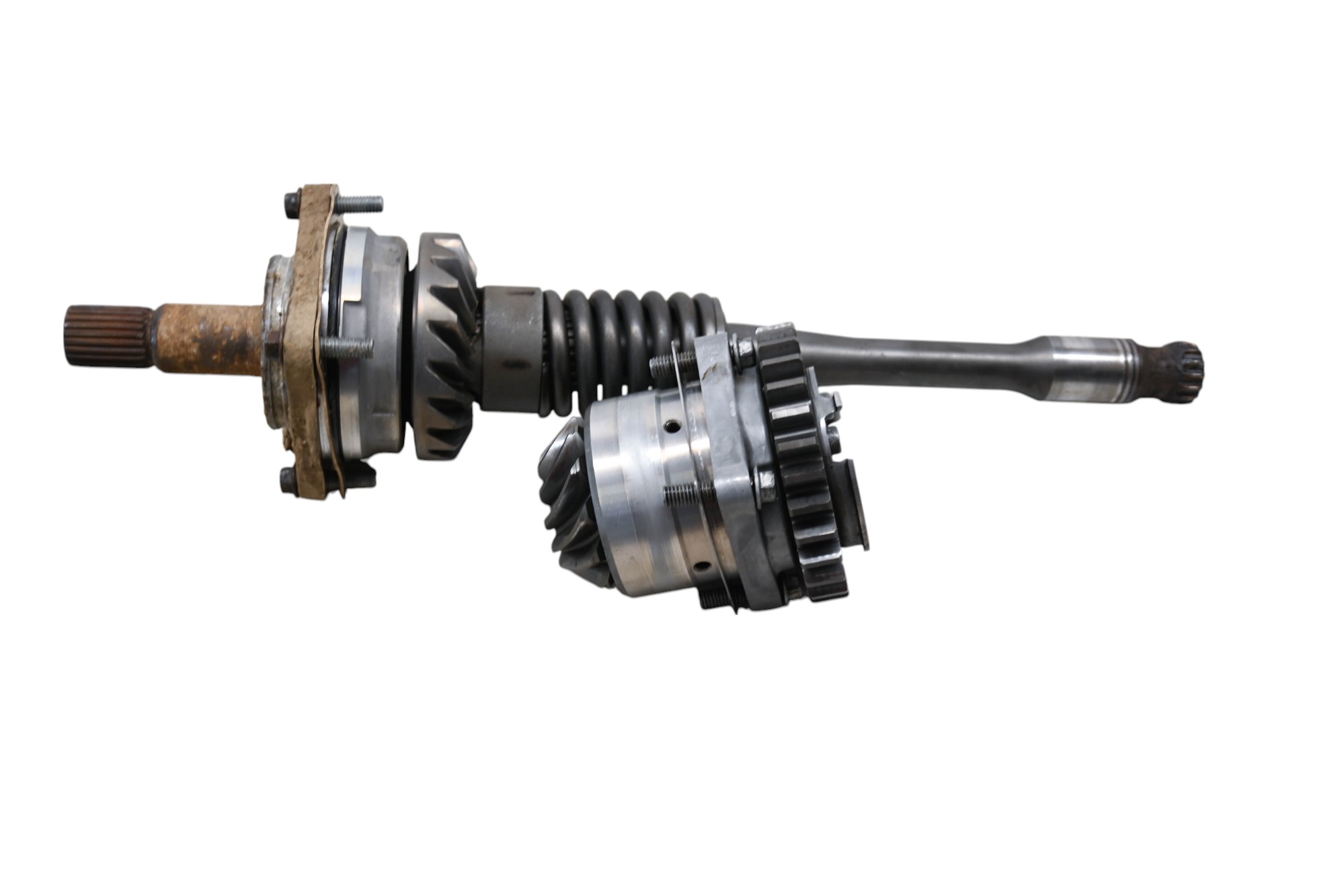 02 Kawasaki Prairie 650 4x4 Transmission Bevel Gears Output Shaft KVF650