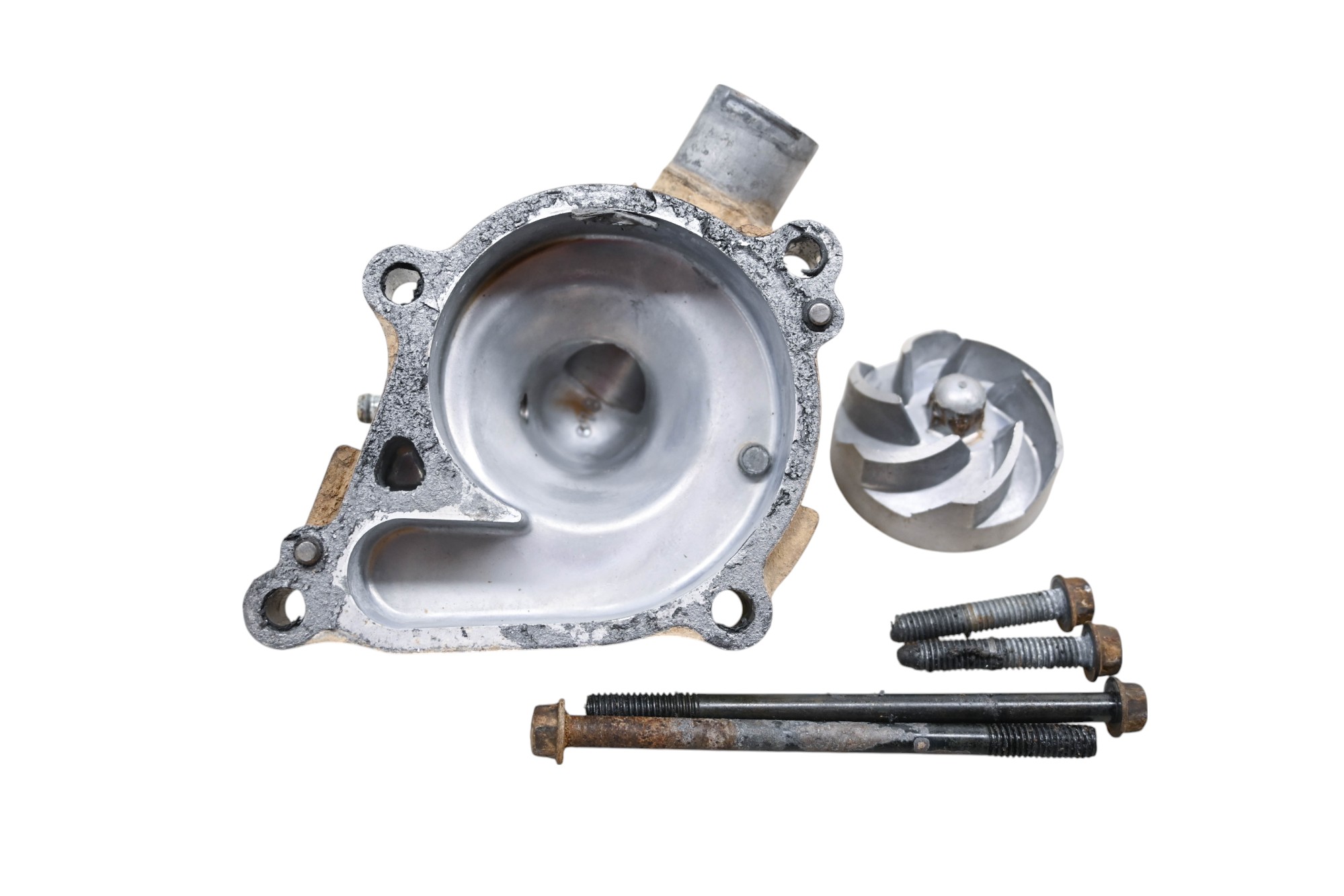 02 Kawasaki Prairie 650 4x4 Water Pump Cover & Impeller KVF650