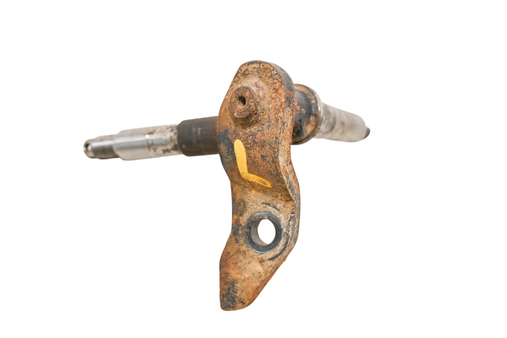 02 Can-Am DS90 2x4 Front Left Spindle Knuckle Bombardier