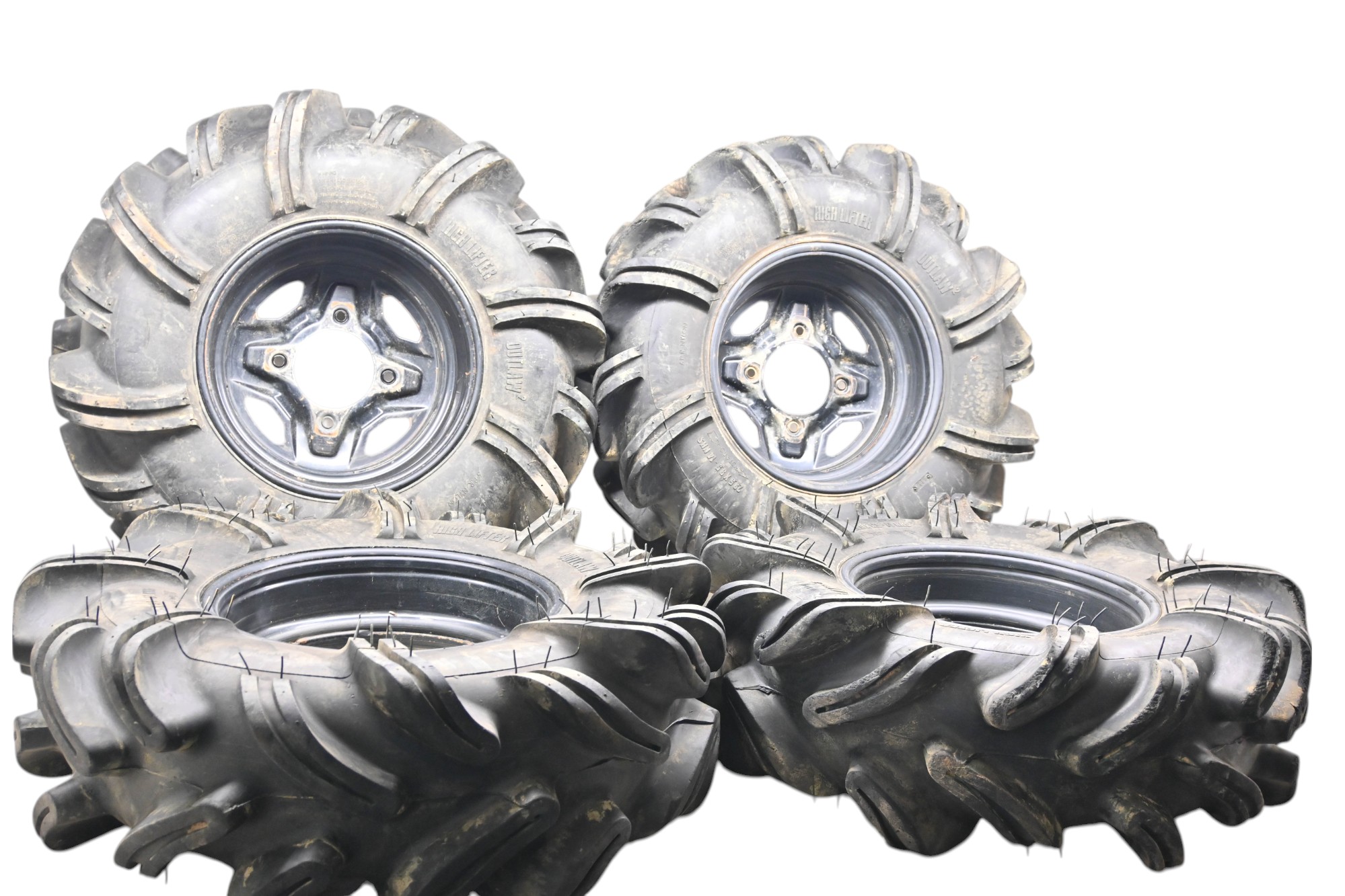 18 Polaris Sportsman 850 4x4 High Lifter Front & Rear Wheels Rims & Tires 29.5X9.5-14 4/156