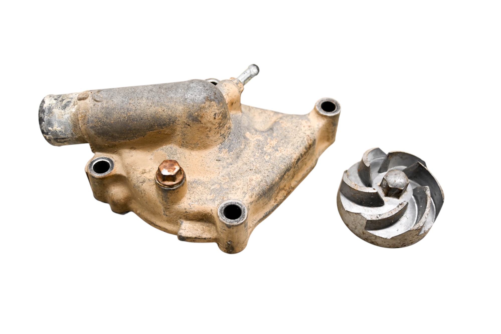 04 Kawasaki KFX700 2x4 Water Pump Cover & Impeller V-Force