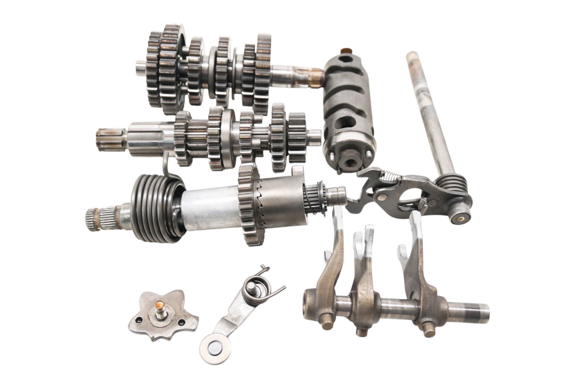 06 Honda CRF80F Transmission Shift Forks & Drum