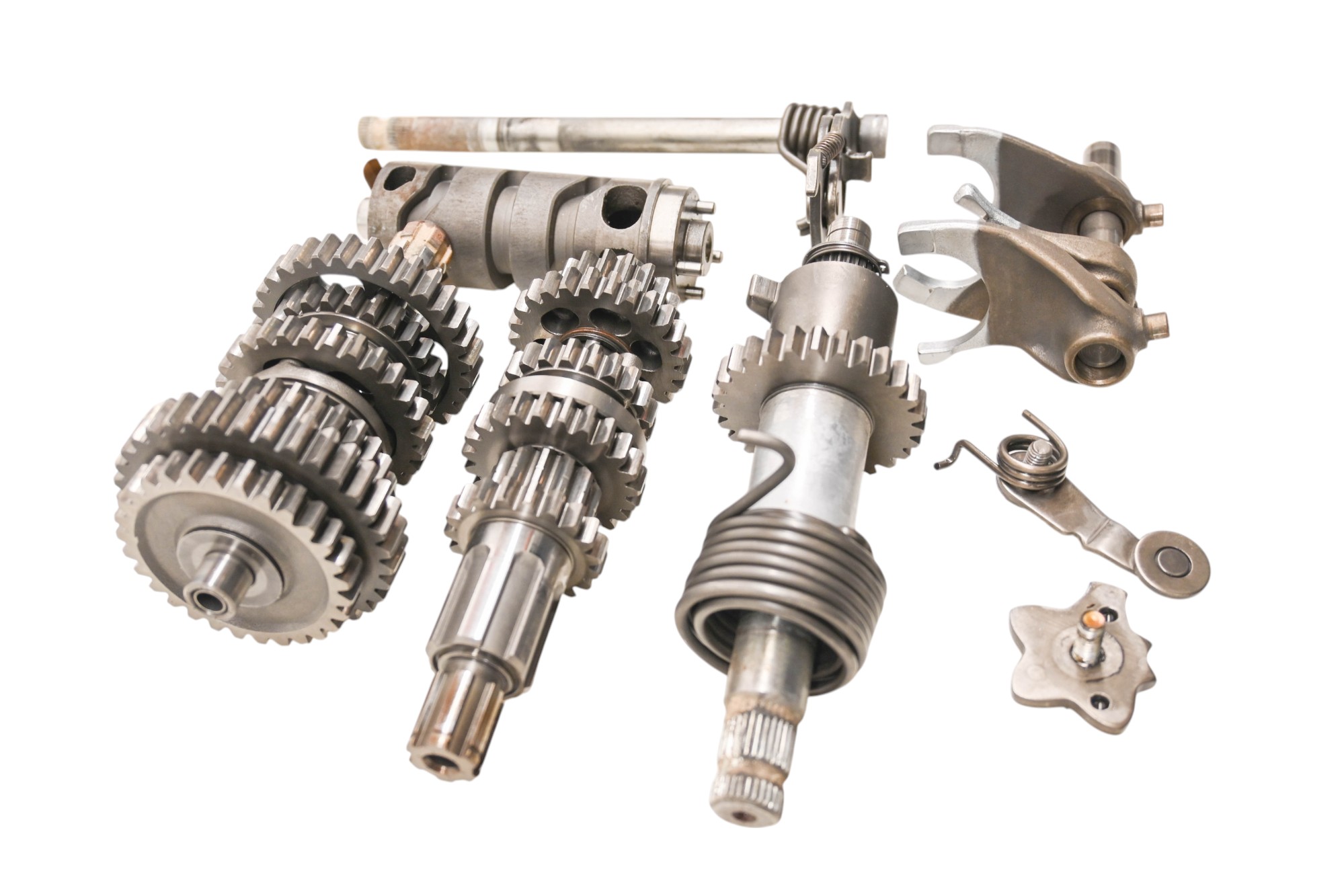 06 Honda CRF80F Transmission Shift Forks & Drum