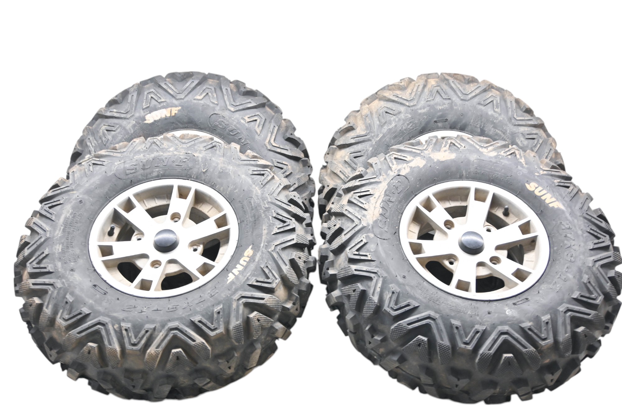 06 Can-Am Outlander 400 XT MAX Front & Rear Wheels Rims & Tires 27X11-12 27X9-12 4/137