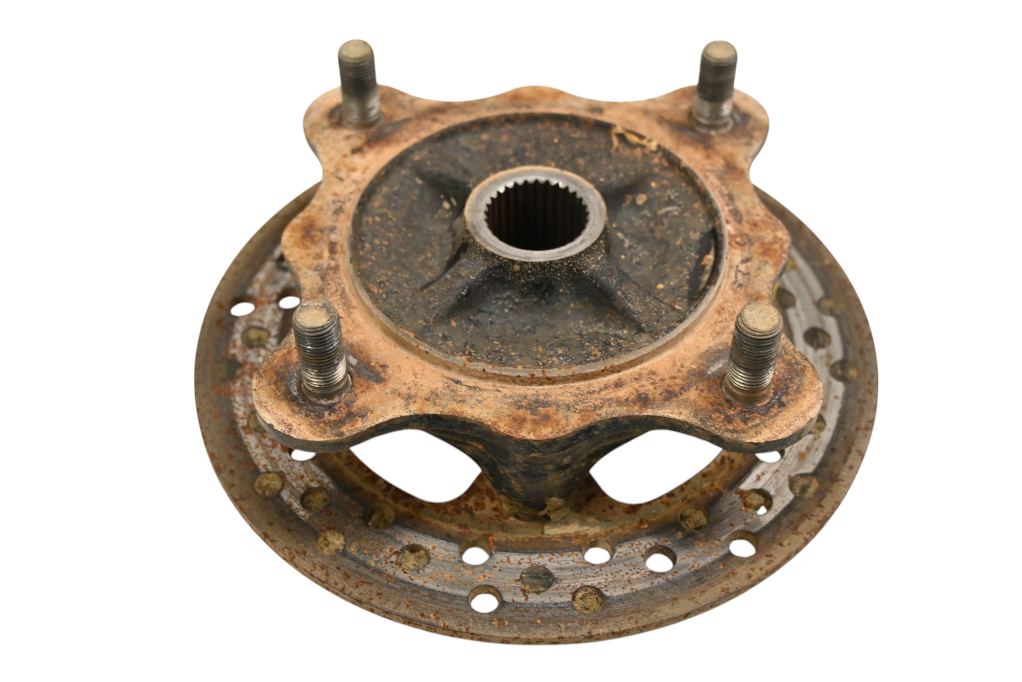 18 Kawasaki Mule PRO-DXT Rear Wheel Hub & Rotor Left Or Right KAF1000