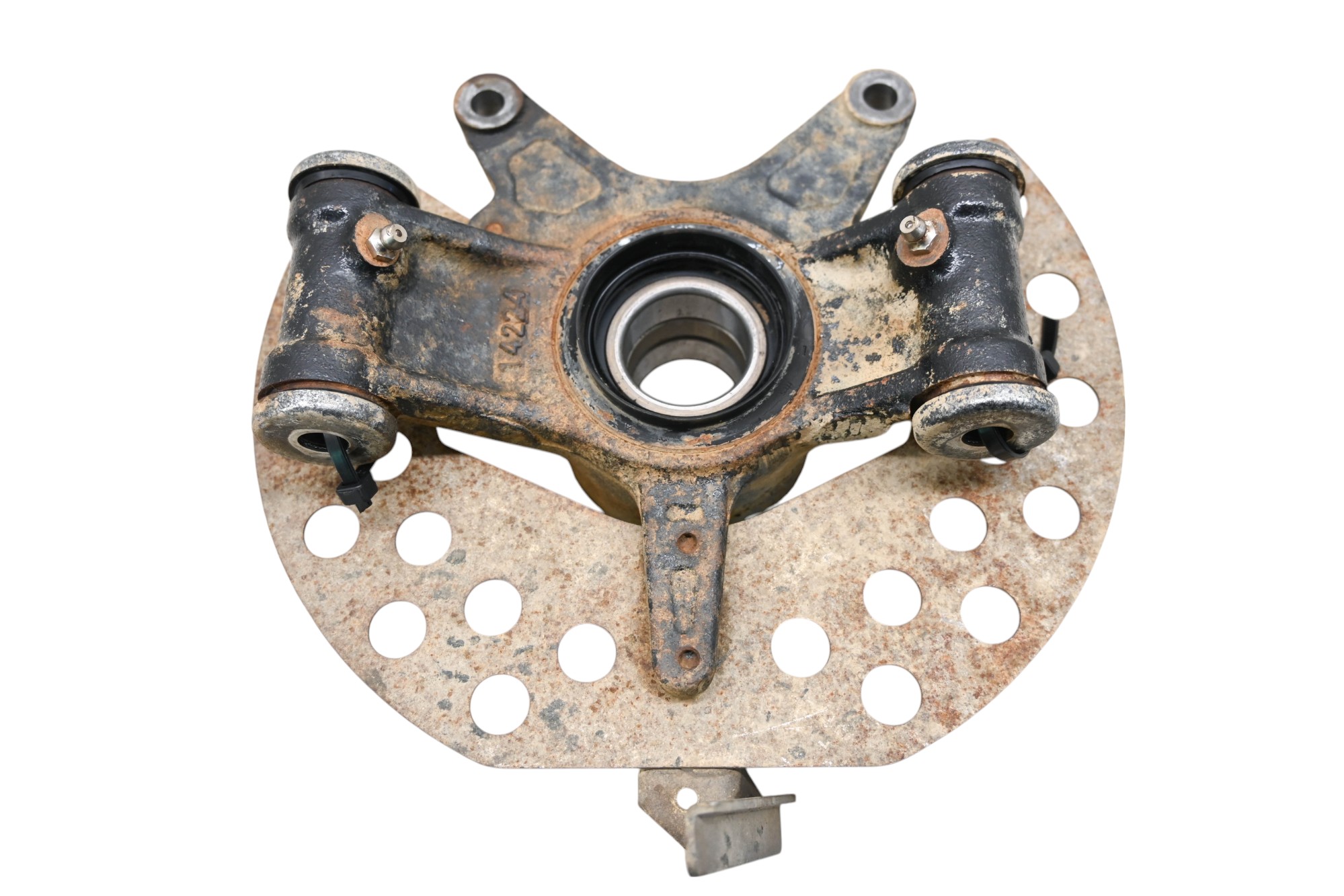 16 Yamaha Wolverine 700 R-Spec EPS Rear Left Spindle Knuckle YXE700