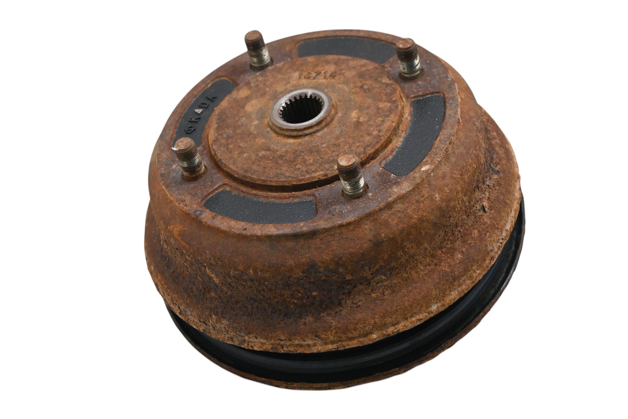 17 Kawasaki Mule 4000 2x4 Rear Left Brake Drum Assembly KAF620PF