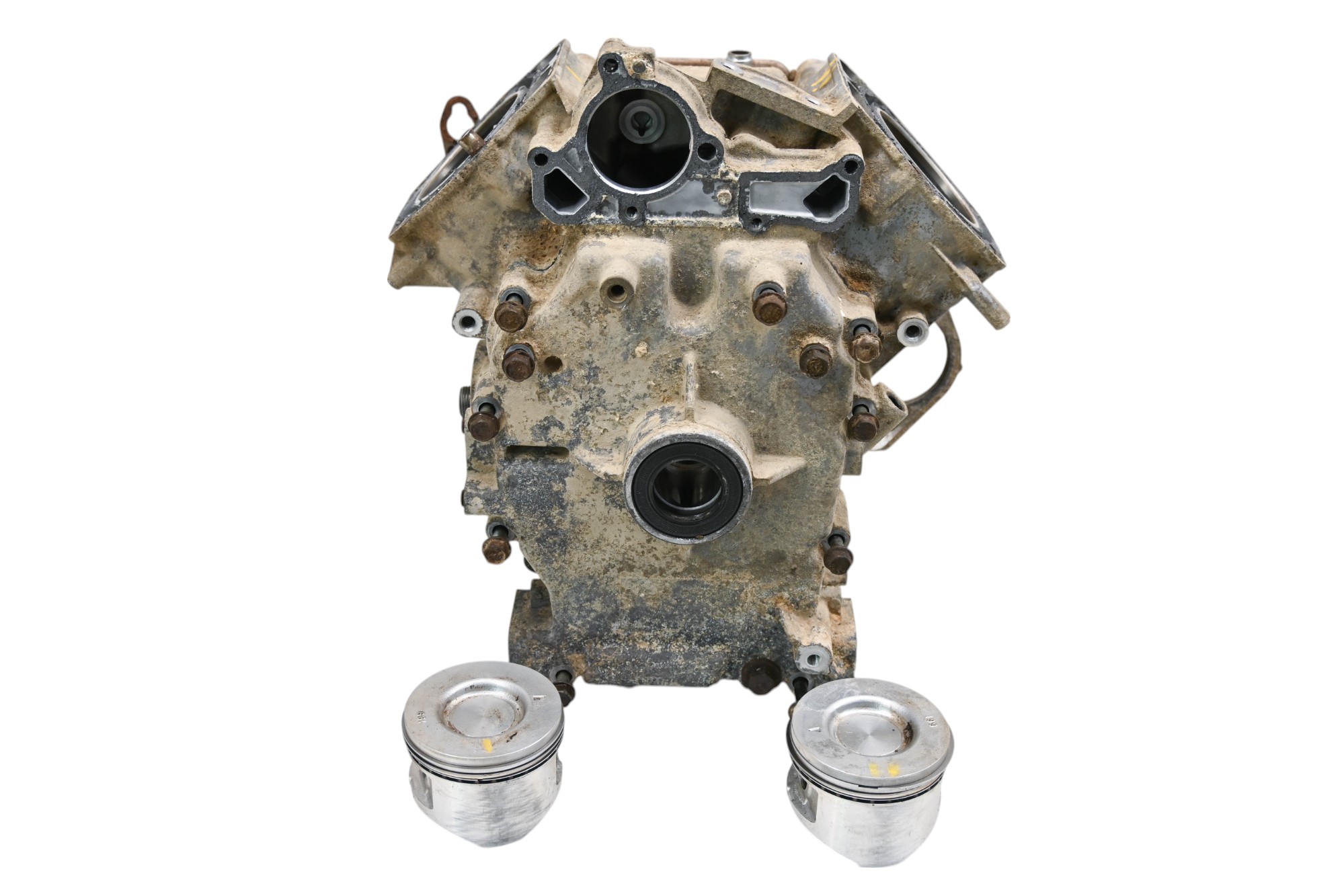 18 Kawasaki Mule 4000 2x4 Crankcase Center Crank Case & Cylinders KAF620P
