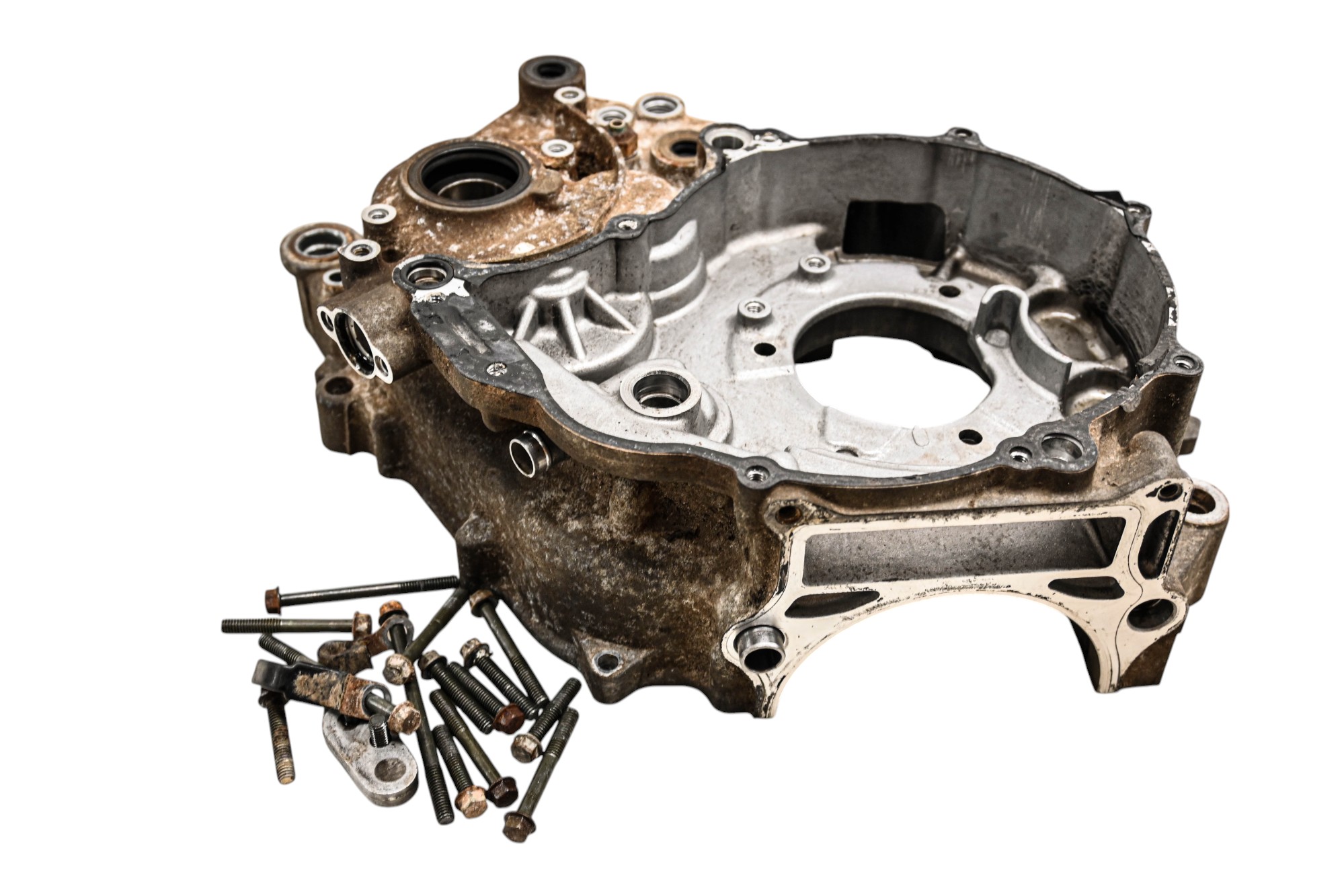 02 Yamaha Raptor 660 2x4 Left Crankcase Center Half Crank Case YFM660R