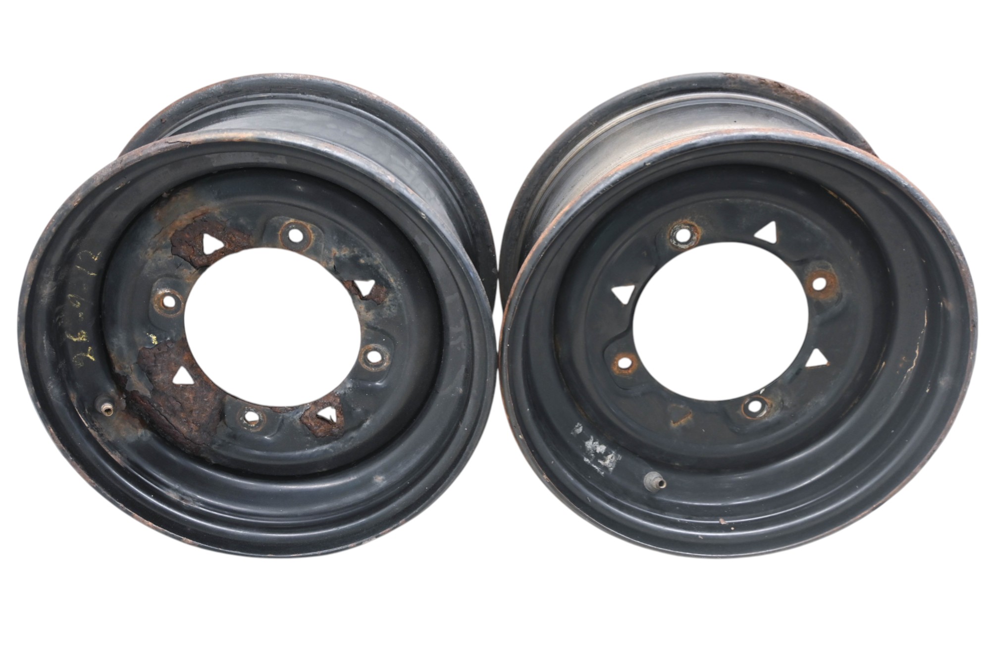 17 Polaris Ranger Crew 570 4x4 Front Wheels Rims 4/156 12X6
