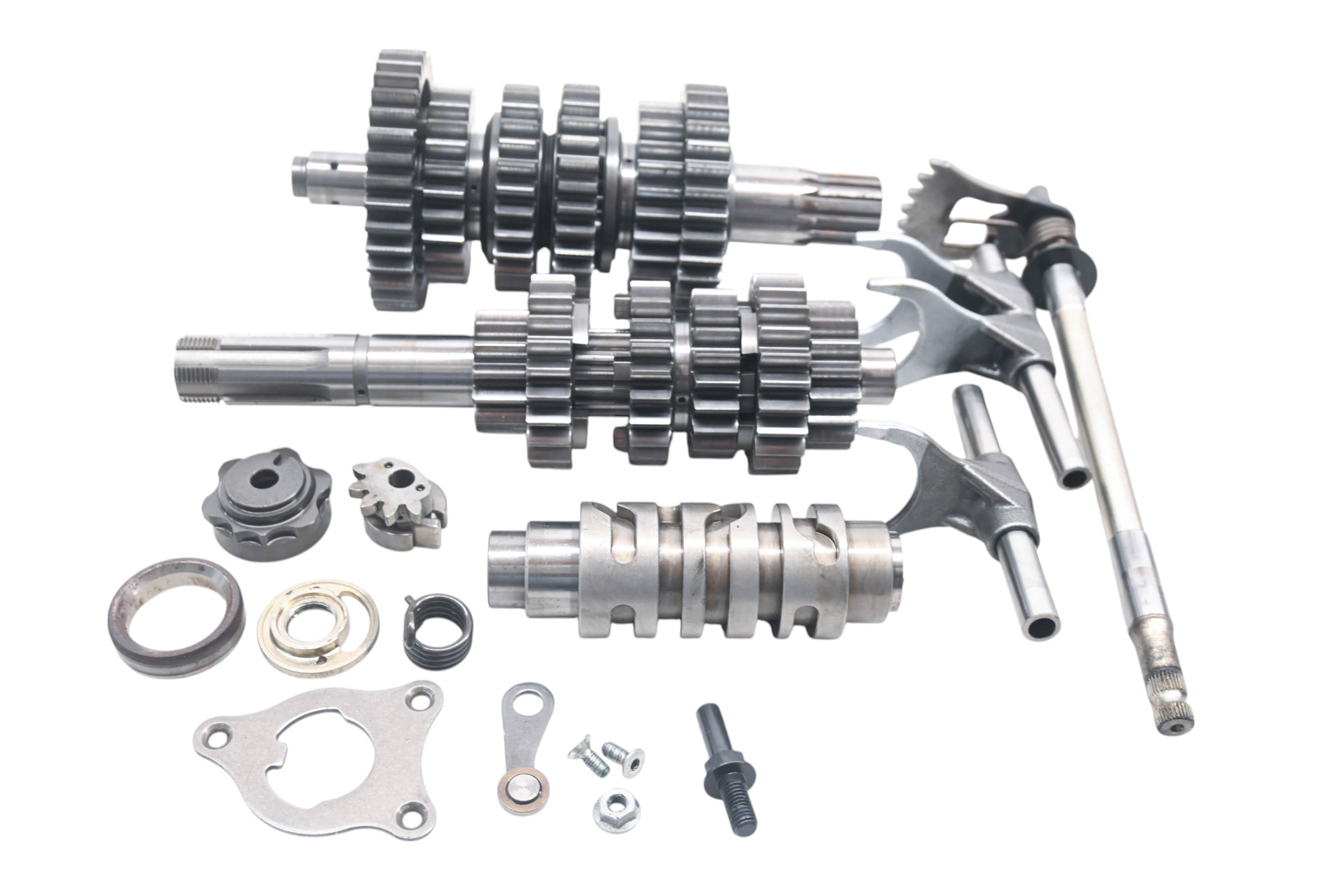12 Aprilia Shiver 750 Transmission Shift Forks & Drum SL750
