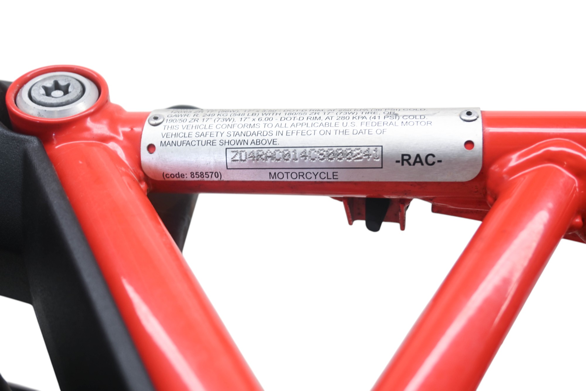 12 Aprilia Shiver 750 Frame SL750