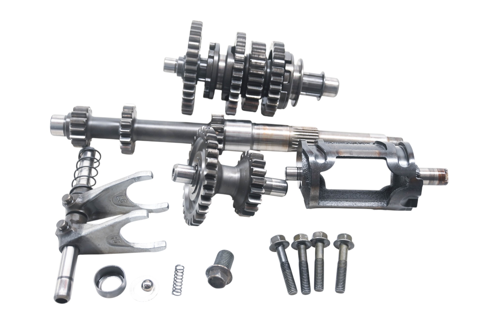 99 Yamaha Grizzly 600 4x4 Transmission Shift Forks & Drum YFM600F