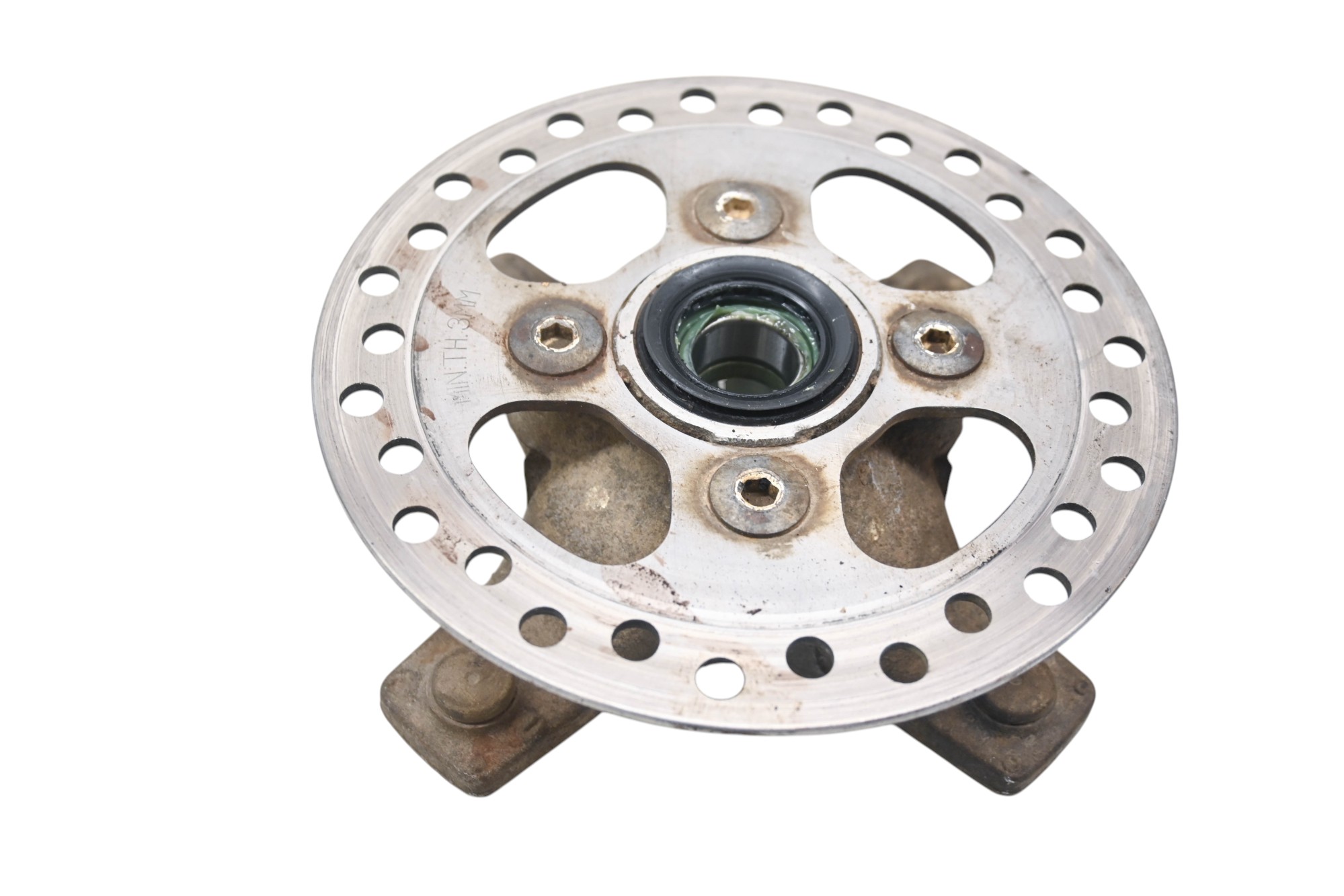 08 Kawasaki KFX450R Front Wheel Hub & Rotor Left Or Right