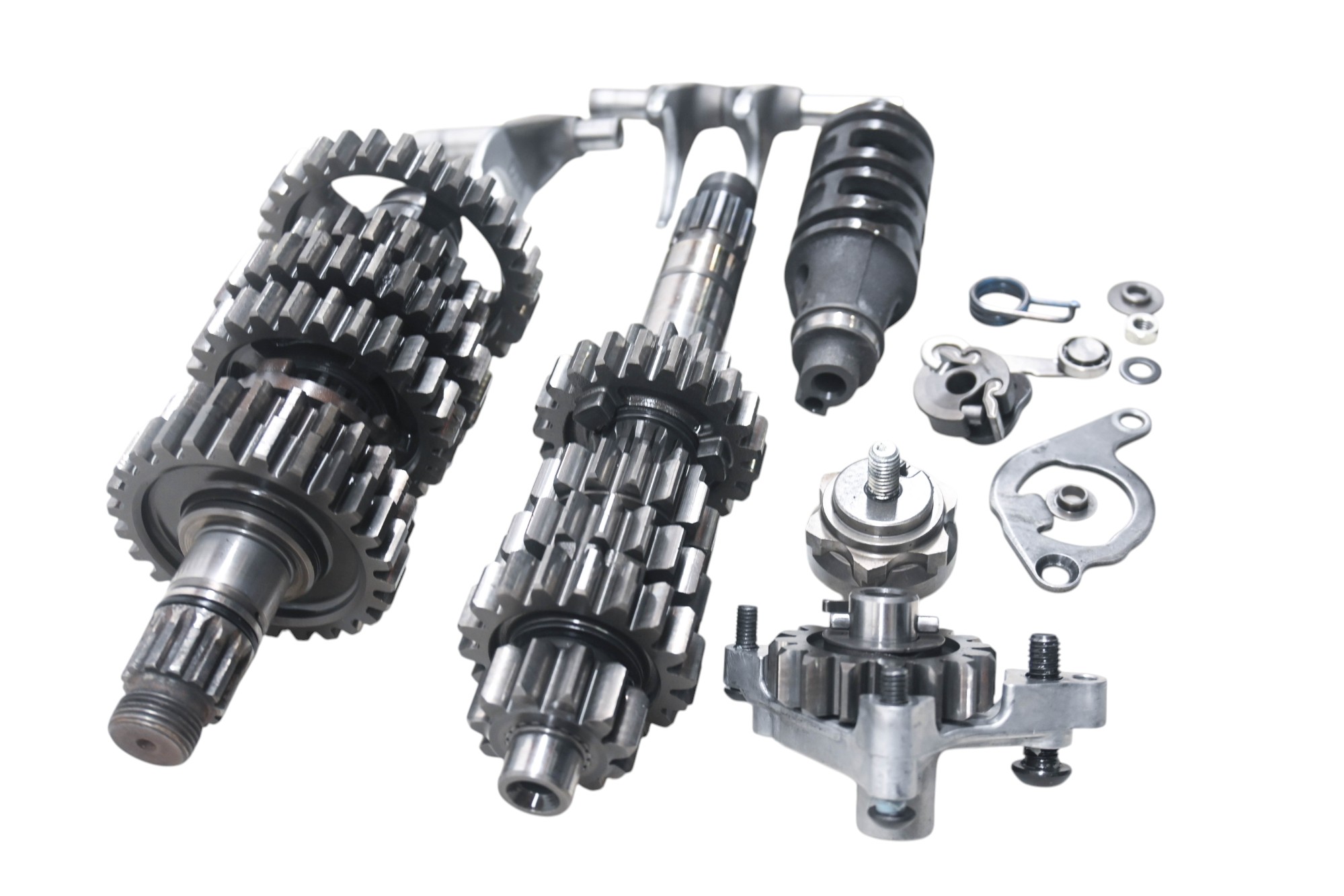 08 Kawasaki KFX450R Transmission Shift Forks & Drum