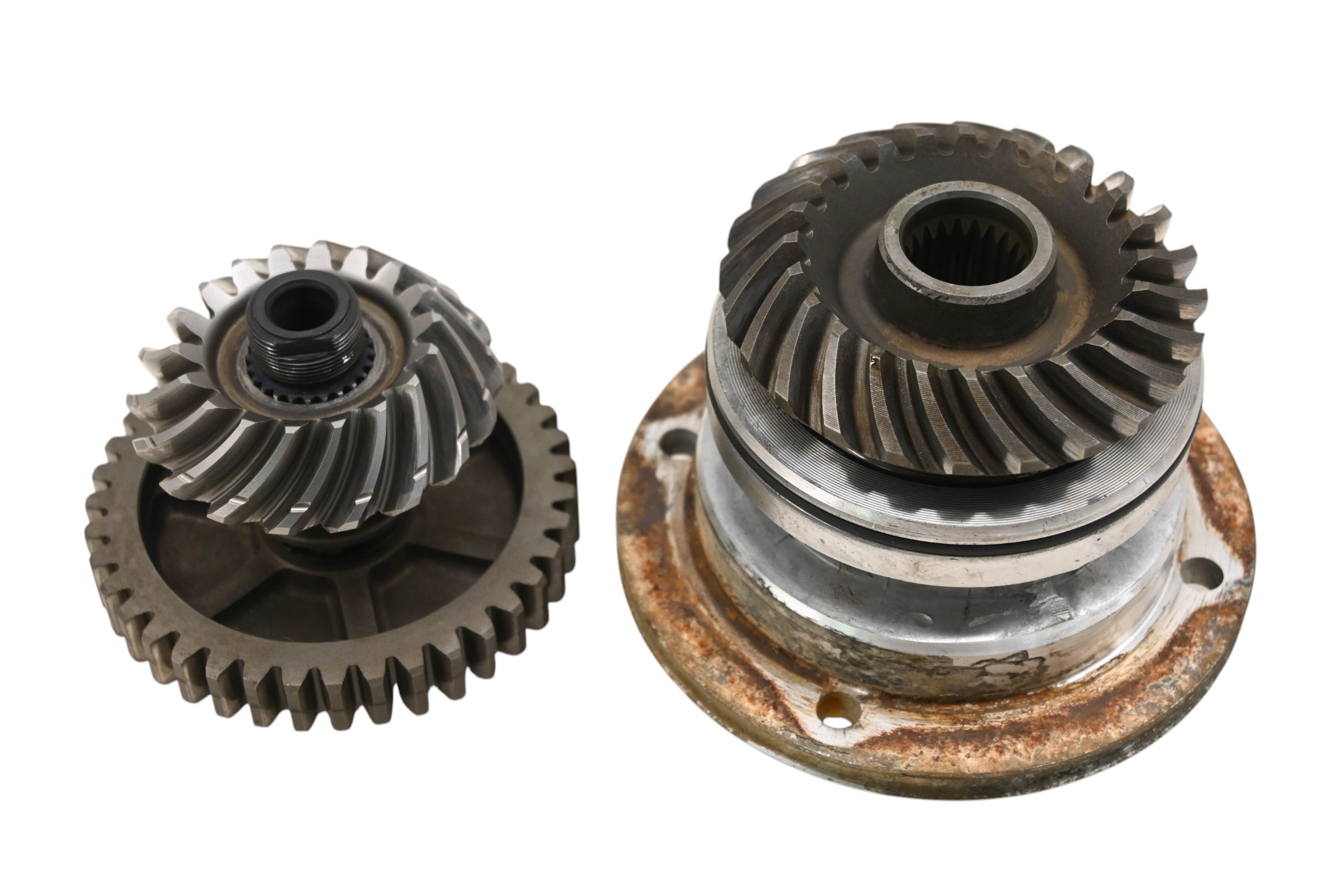 02 Yamaha Grizzly 660 4x4 Transmission Bevel Gears Output Shaft YFM660F