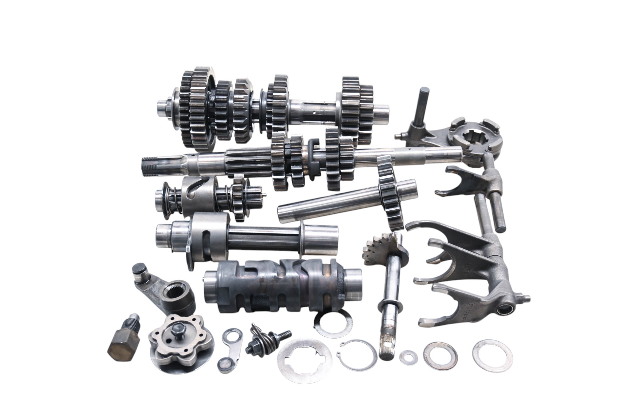08 Suzuki King Quad 400 4x4 Transmission Shift Forks & Drum LTF400F