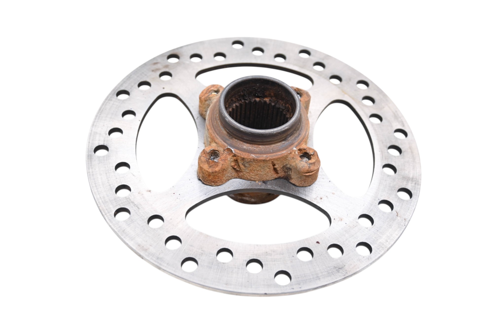 07 Yamaha Raptor 700 2x4 Rear Brake Hub & Rotor Disc YFM700R