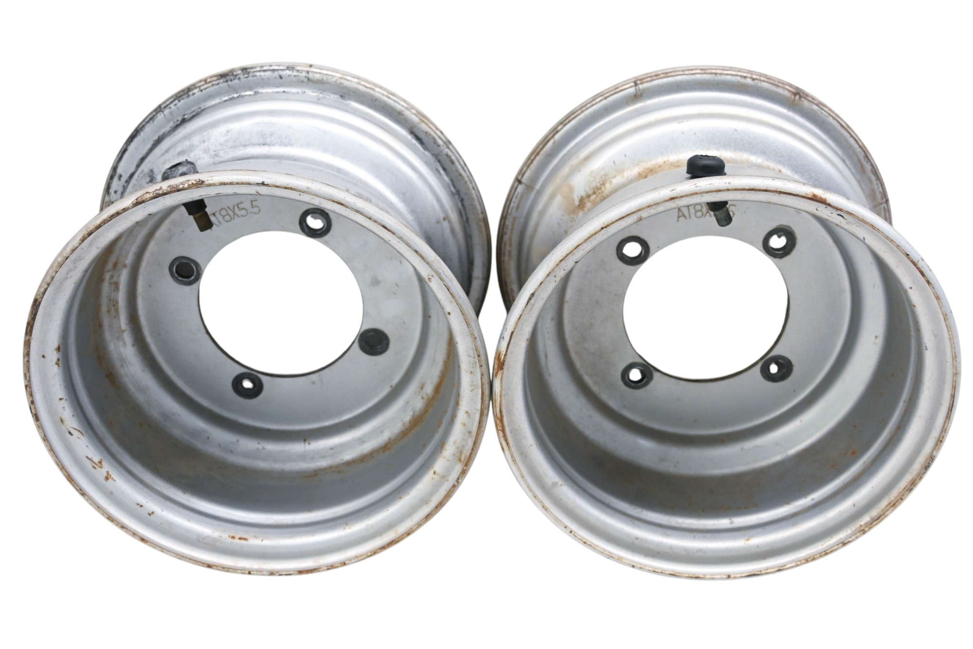 07 Polaris Outlaw 90 Rear Wheels Rims 4/110 8X5.5