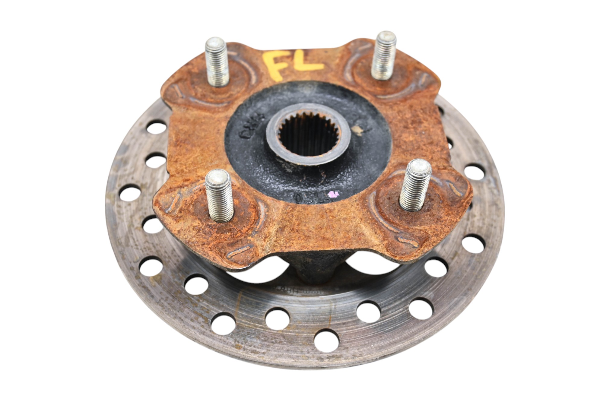 15 Honda Rancher 420 4x4 Auto Front Wheel Hub & Rotor Left Or Right TRX420FA
