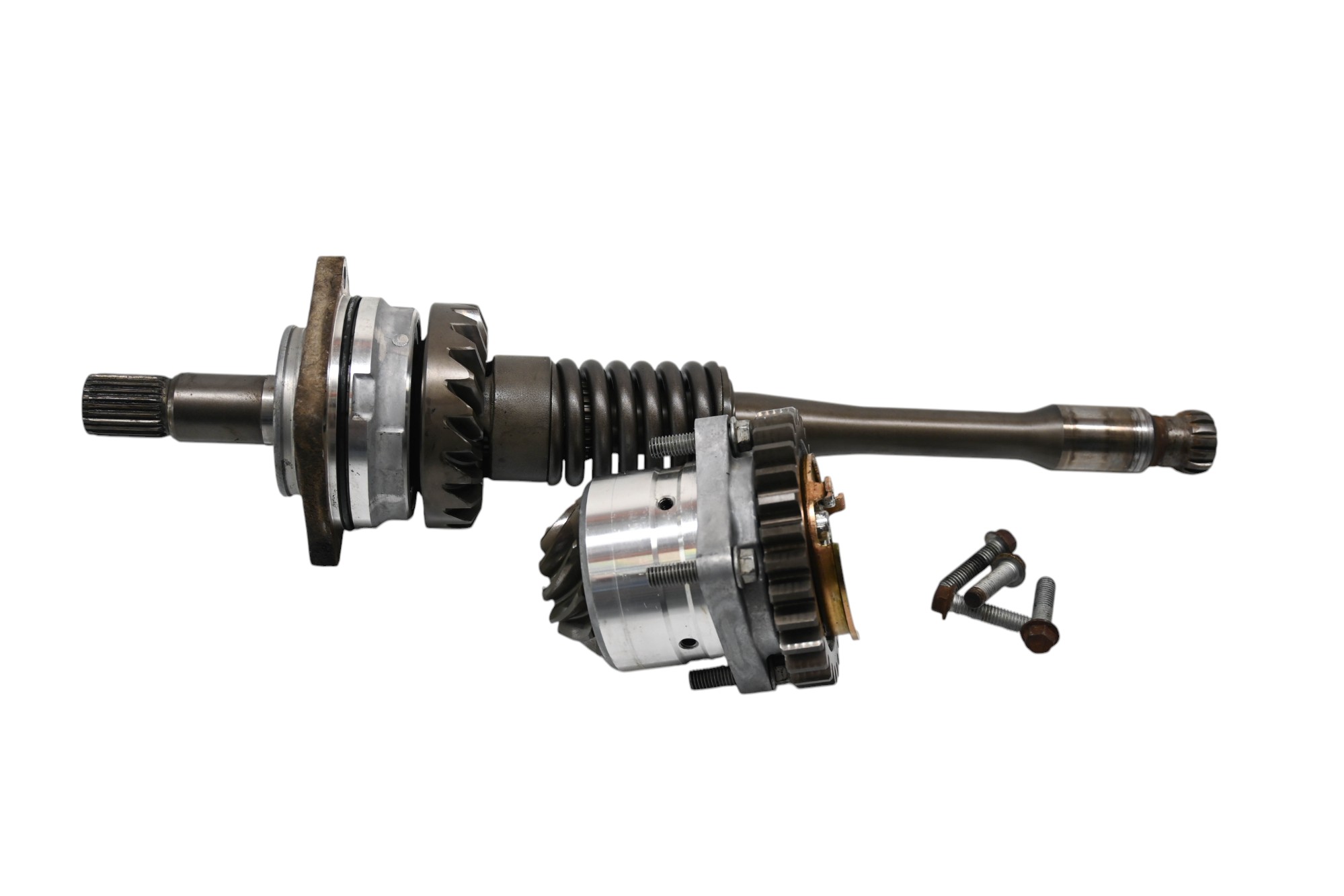 09 Kawasaki Prairie 360 4x4 Transmission Bevel Gears Output Shaft KVF360