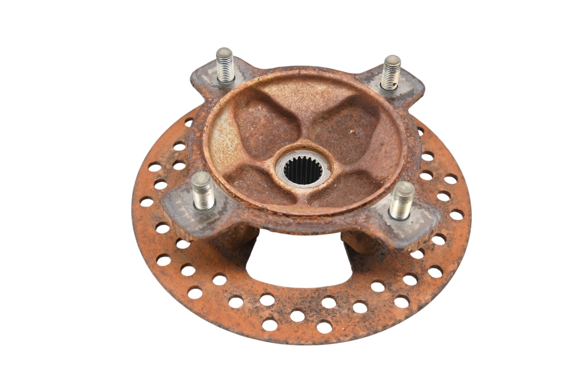 09 Kawasaki Prairie 360 4x4 Front Wheel Hub & Rotor Left Or Right KVF360