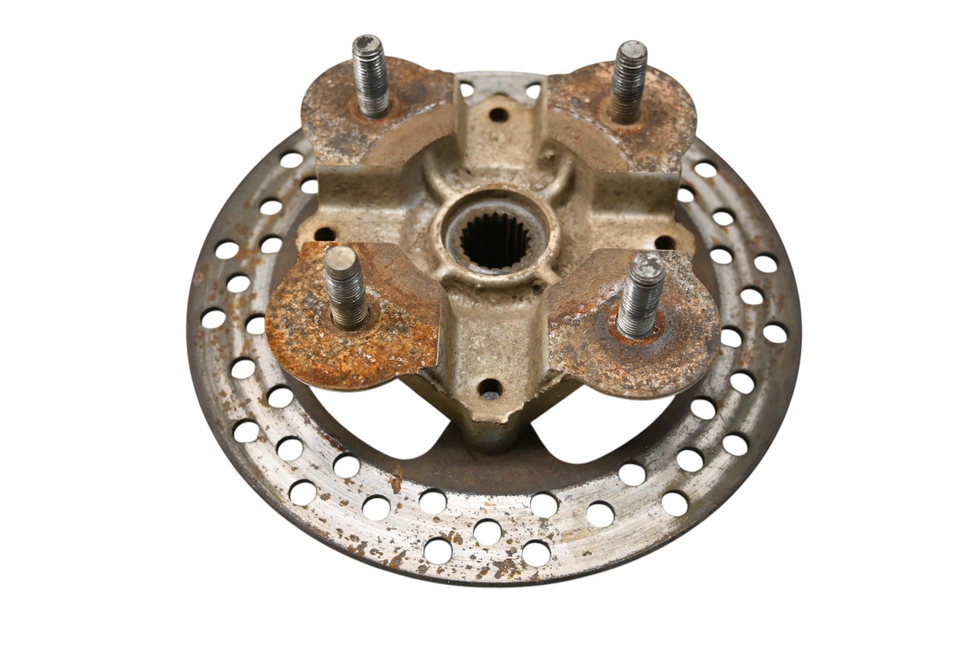 07 Kawasaki Brute Force 750 4x4i Front Wheel Hub & Rotor Left Or Right KVF750