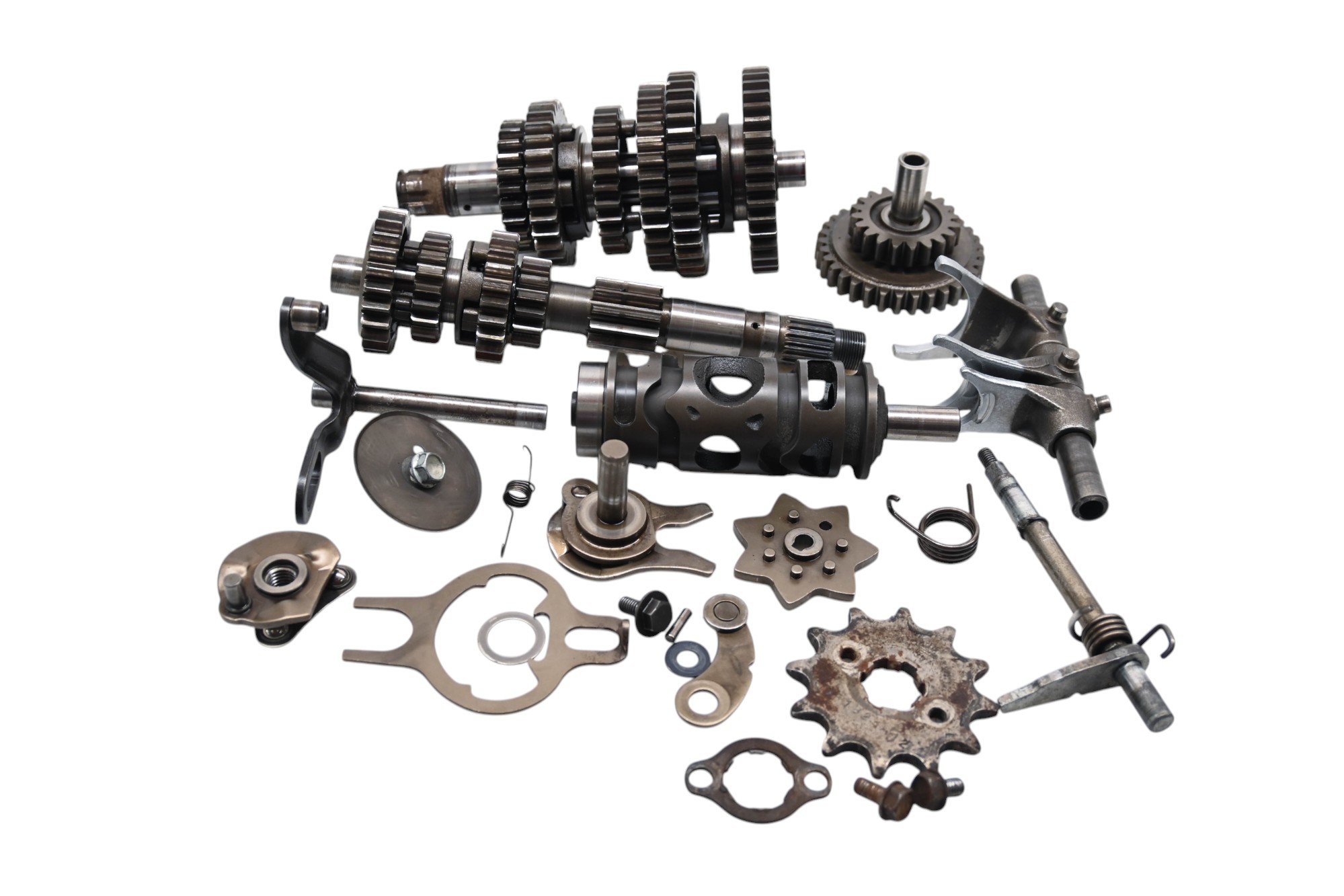 86 Honda TRX200SX Transmission Shift Forks & Drum Fourtrax 200 2x4