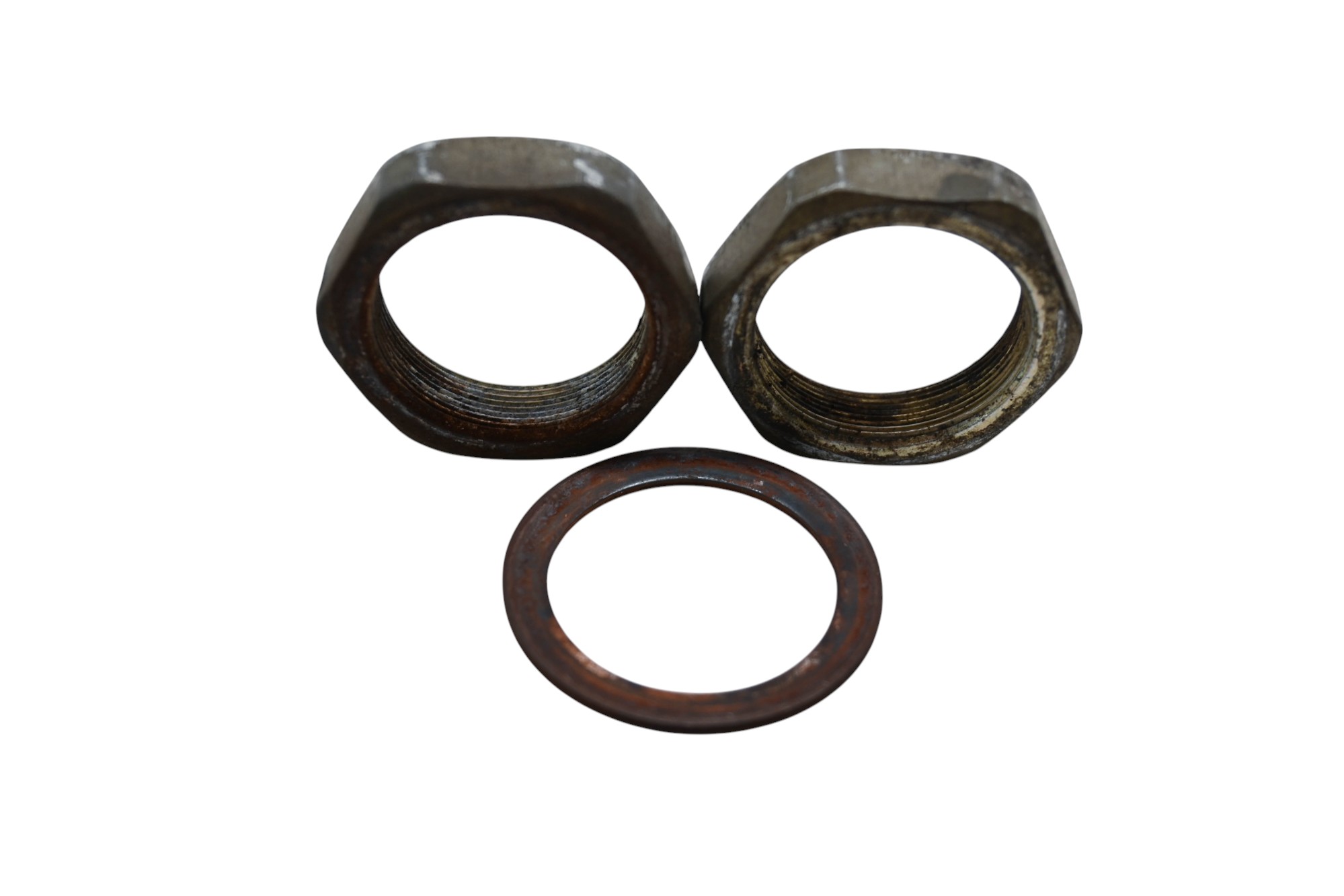 85 Honda ATC125M Rear Axle Nuts