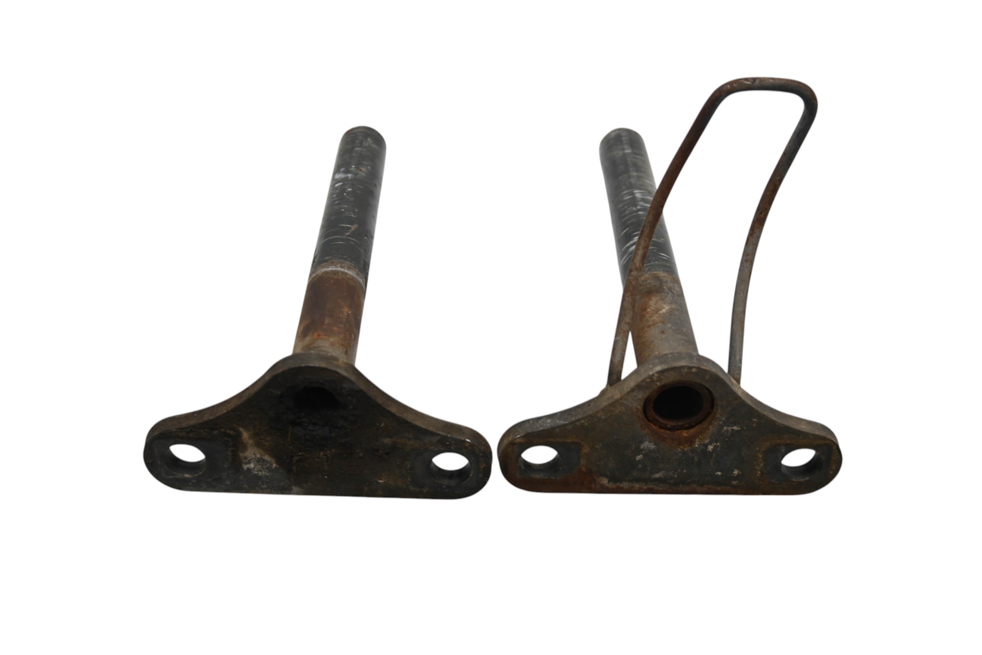 85 Yamaha Badger 80 Foot Peg Mounts Brackets YFM80