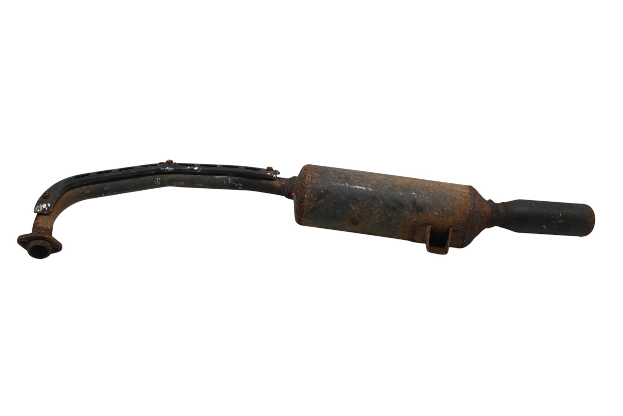85 Yamaha Badger 80 Full Exhaust Muffler & Head Pipe YFM80