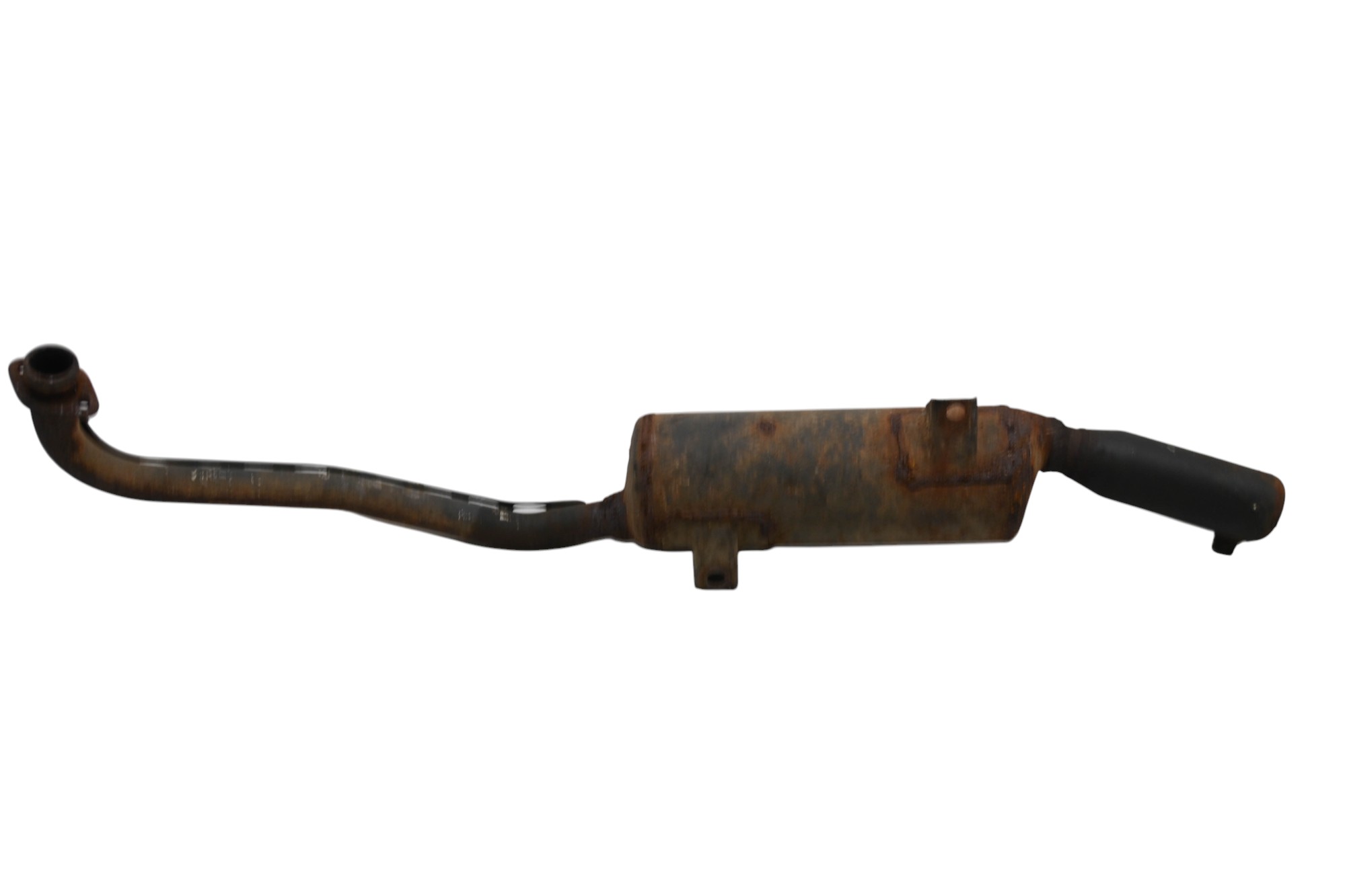 85 Yamaha Badger 80 Full Exhaust Muffler & Head Pipe YFM80