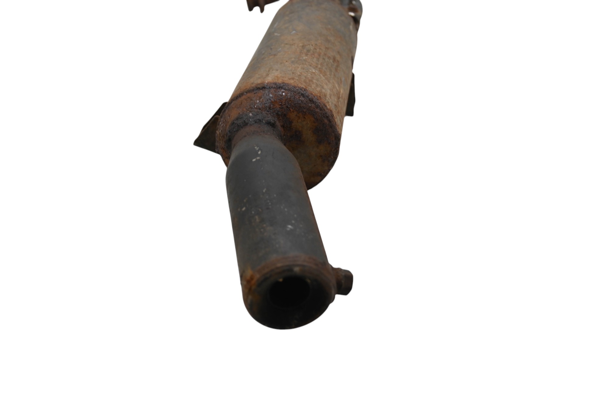 85 Yamaha Badger 80 Full Exhaust Muffler & Head Pipe YFM80