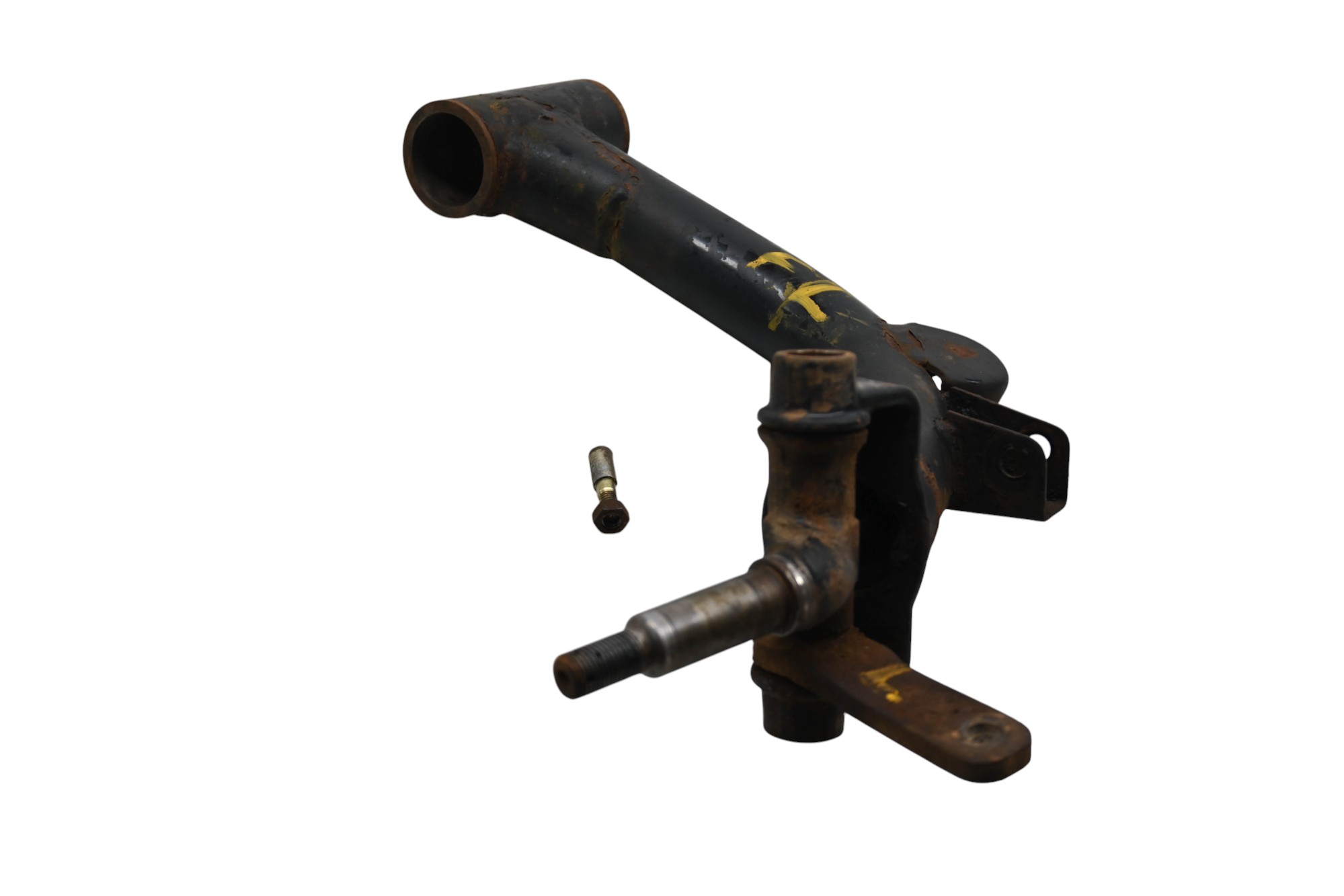 77 Honda Odyssey 250 Front Lower Left A-Arm With Spindle FL250