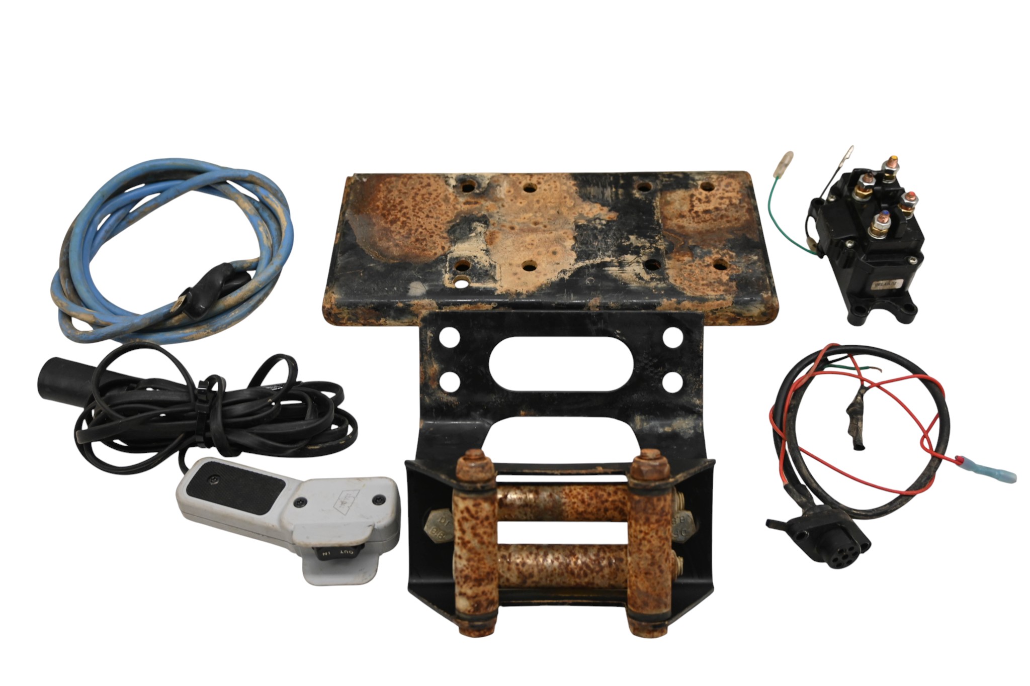 10 Kawasaki Teryx 750 4x4 Winch Mounting Bracket & Wiring Aftermarket KRF750