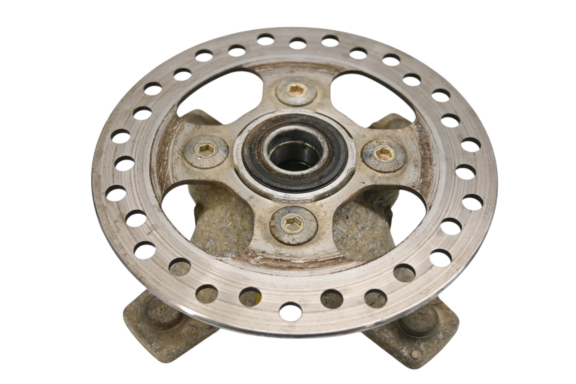 09 Kawasaki KFX450R Front Wheel Hub & Rotor Left Or Right