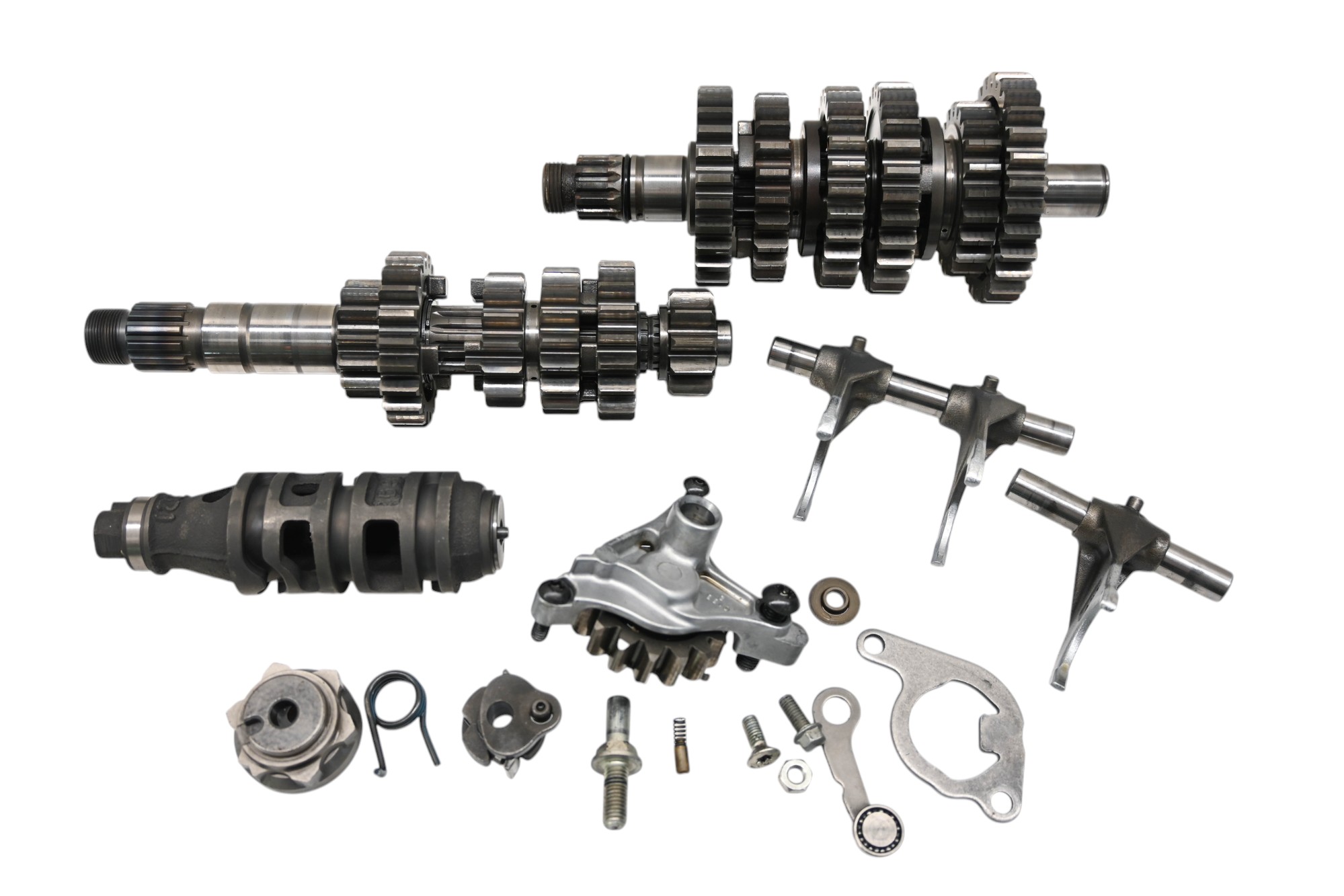 09 Kawasaki KFX450R Transmission Shift Forks & Drum